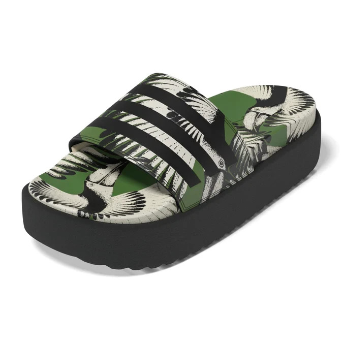 Adidas Adilette Platform Sandals Women’s Sportswear Beach Pool Slides Flip Flop