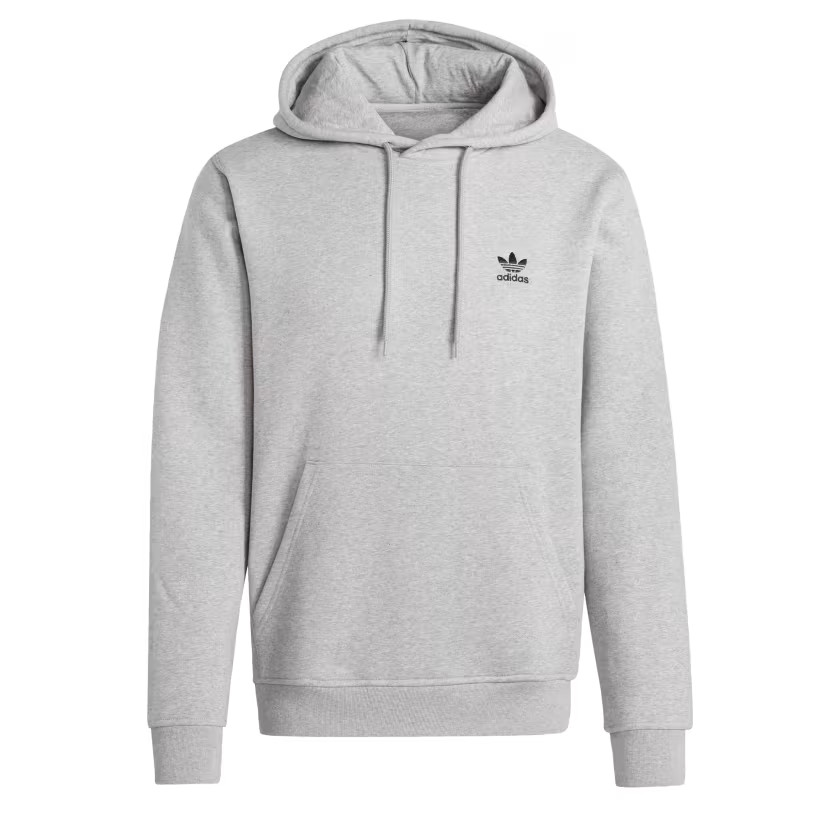 adidas Originals Men’s size M Adicolor Essentials Trefoil Hoodie Grey Heather