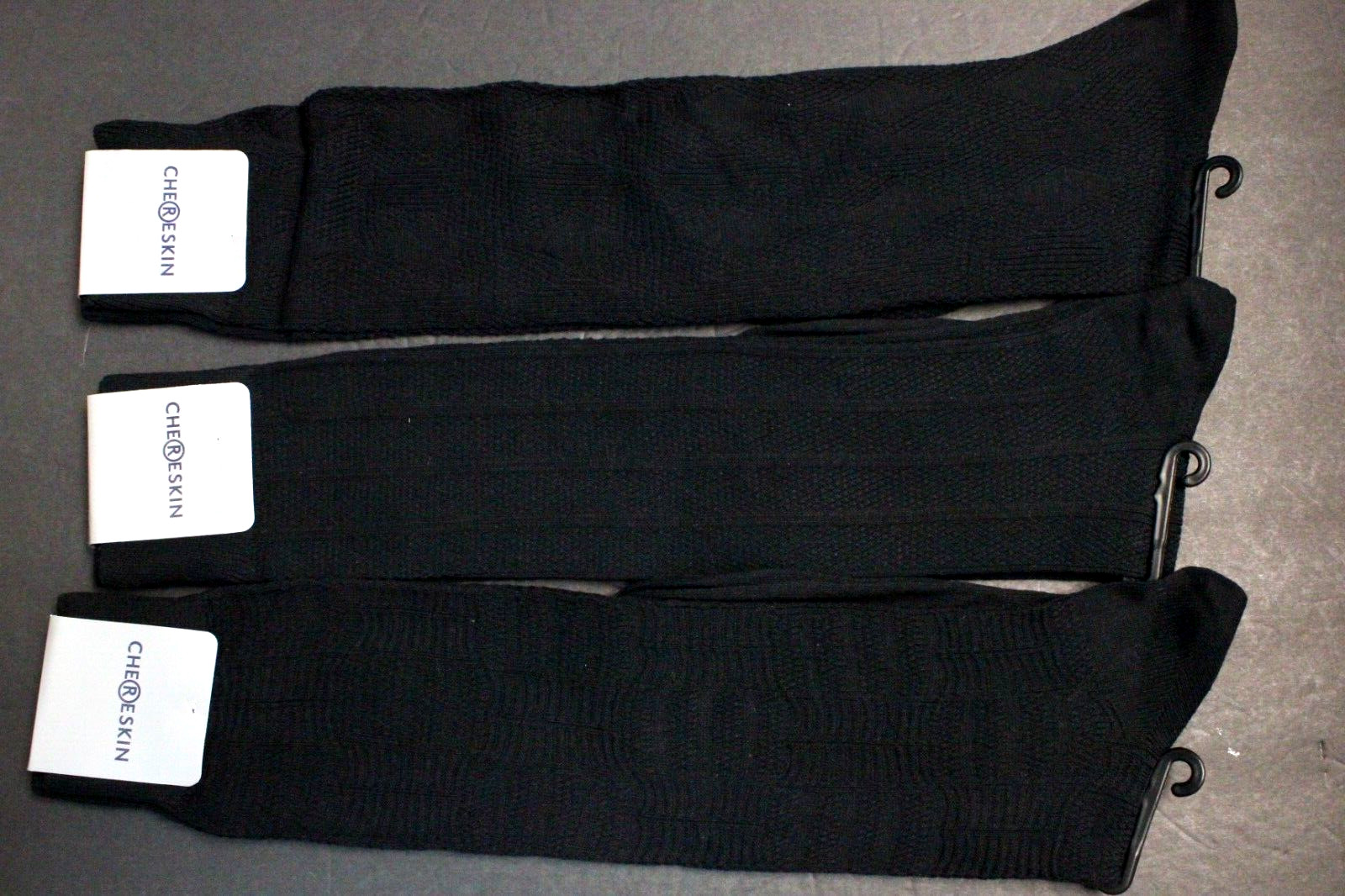4 pair 10-13 Knee high Socks Men’s Over the Calf Socks Black tan navy sz 6-12