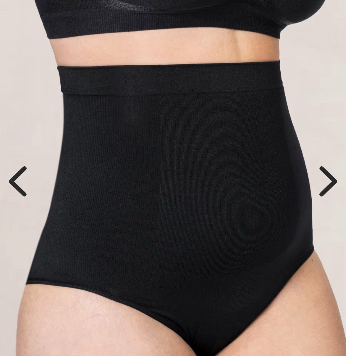 Empetua By Shapermint High Waisted Shaper Panty Small Black