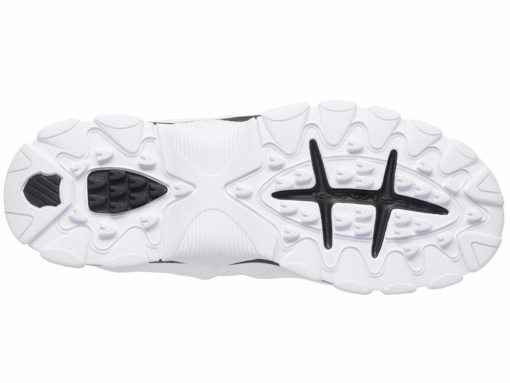 Men K-Swiss ST329 CMF Leather Shoes 03426-102 White Black 100% Original New