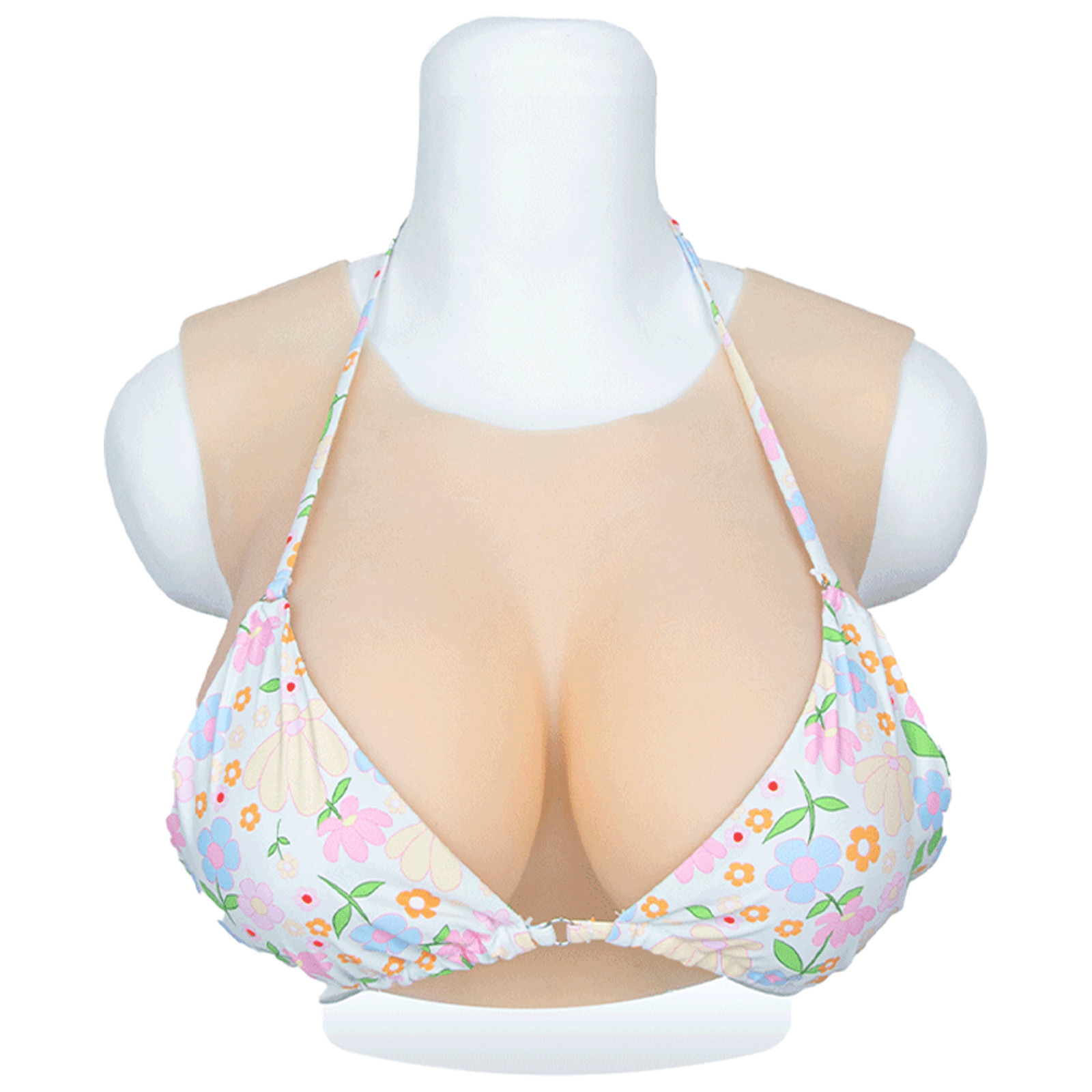 Realistic B-H Cup Silicone Breast Forms Breast Plate Fake Boobs For Crossdresser