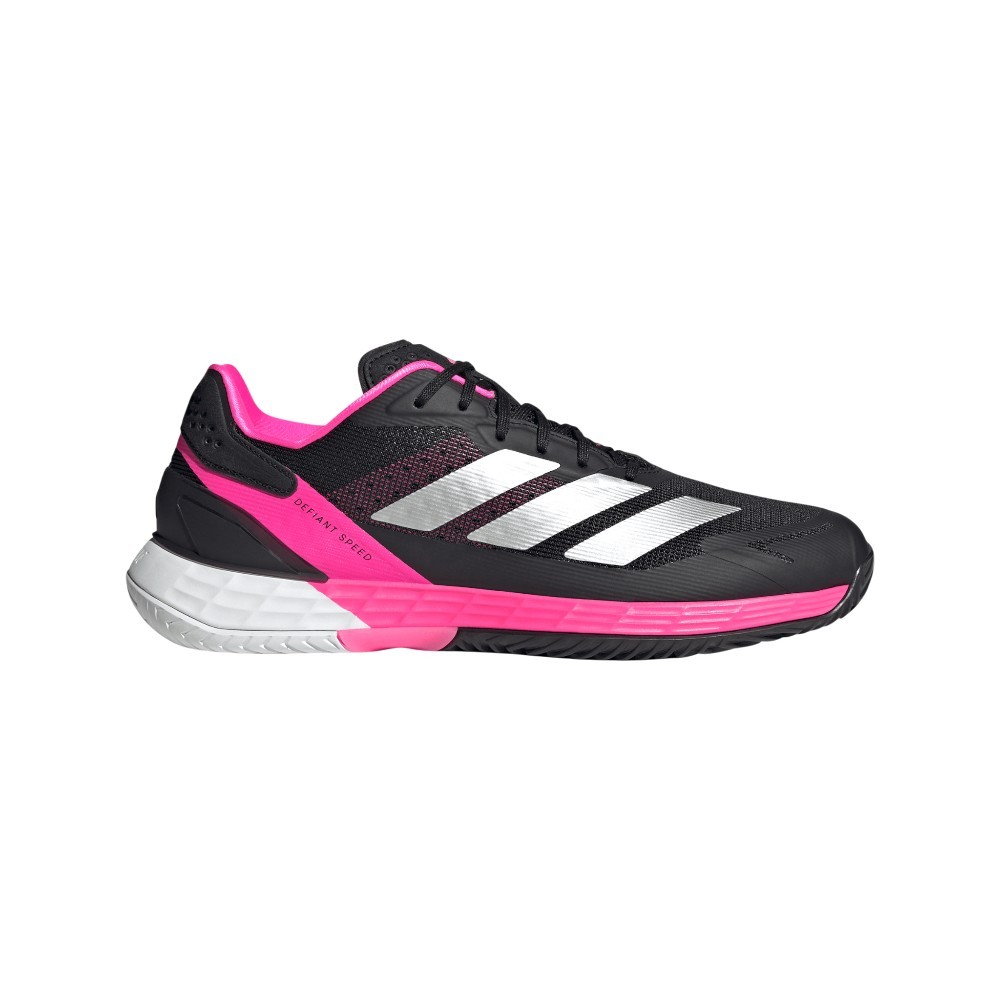 adidas Defiant Speed 2 Tennis Mens Black Sneakers Athletic Shoes JH5139