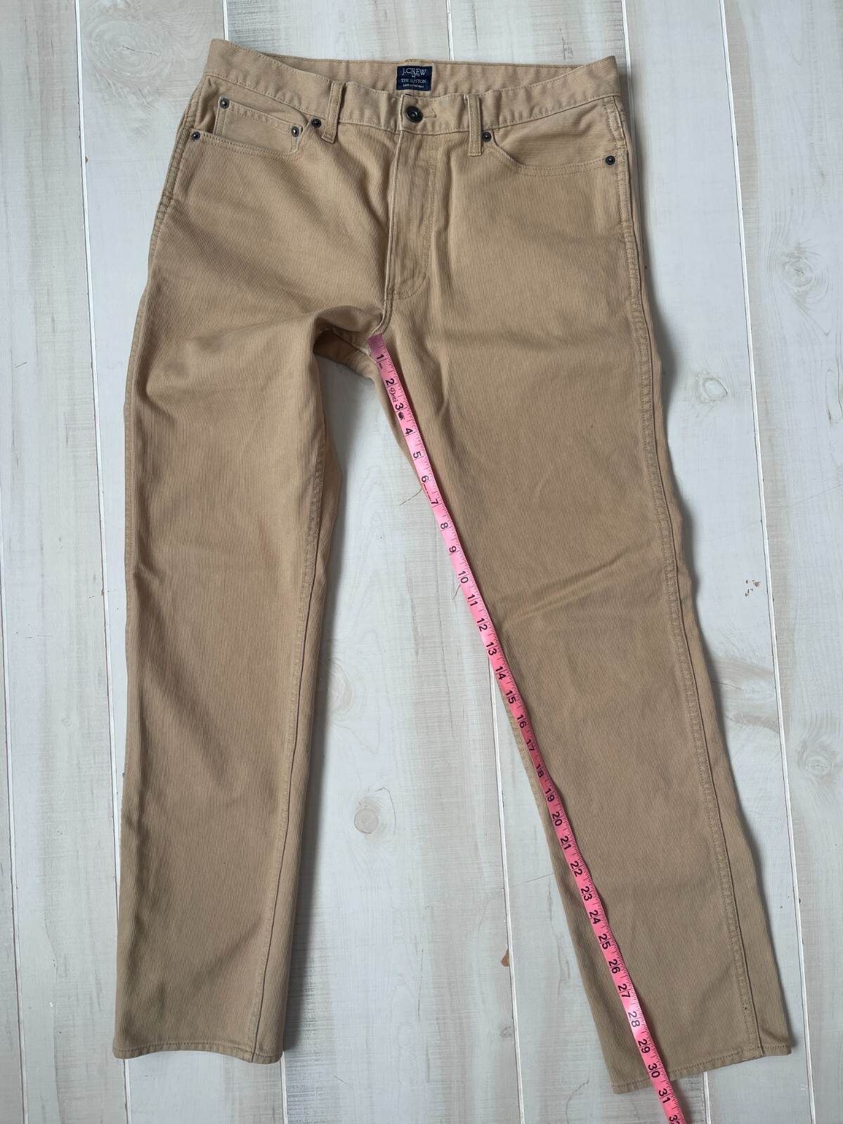J. Crew The Sutton tan pants size 32 x 30.5″ men’s