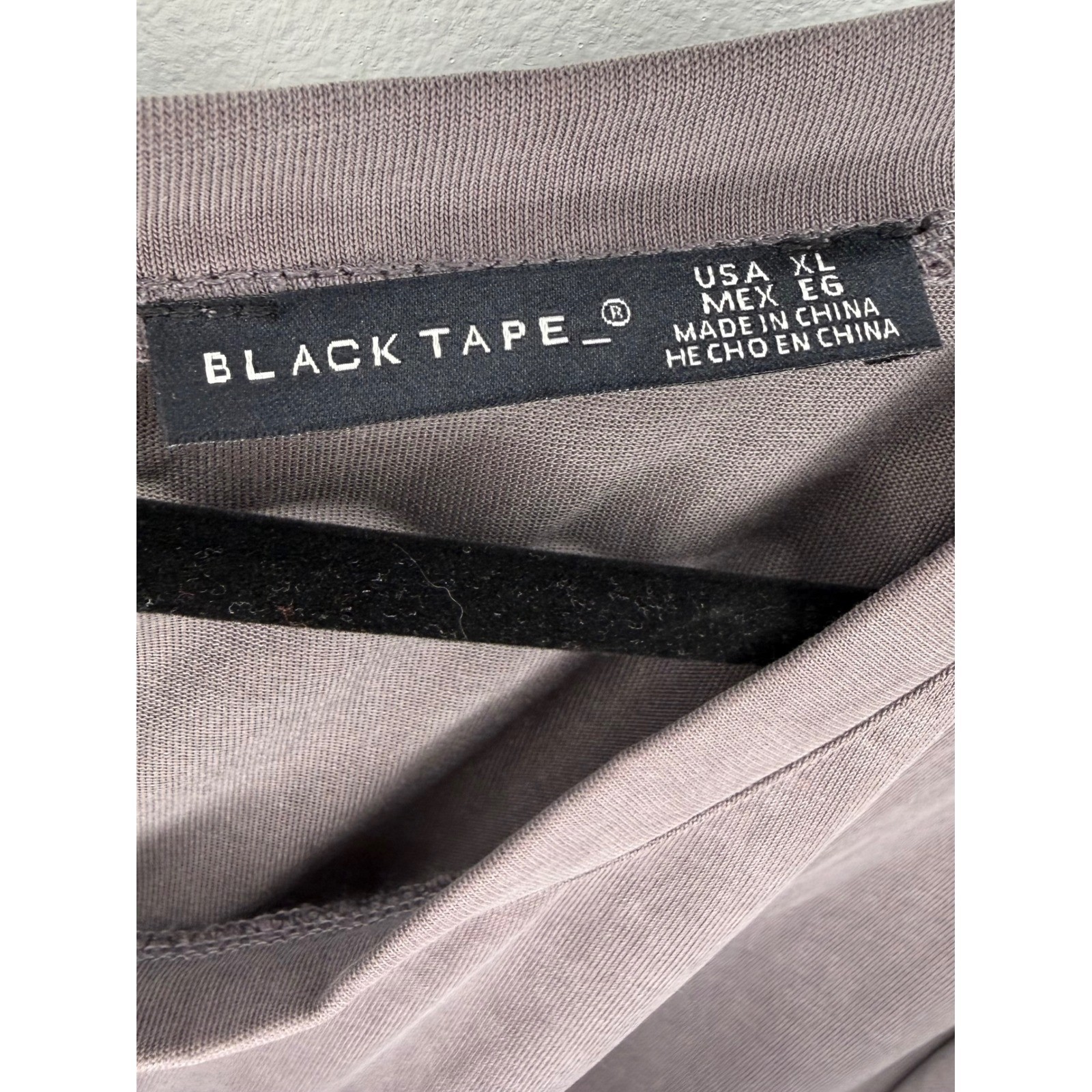 Black Tape Womens Slate Grey Modal Blend Short Sleeve Romper XL New 2022351M