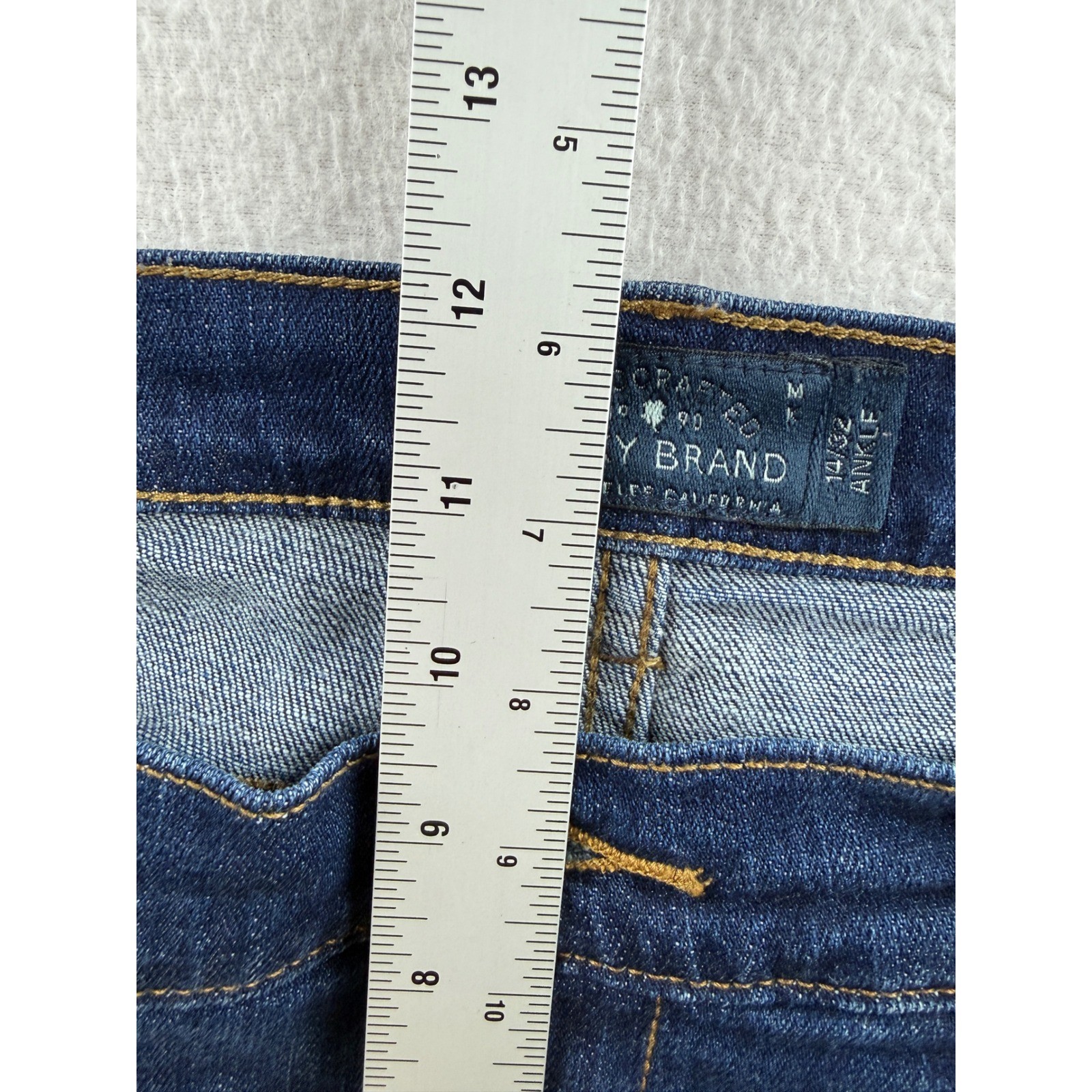 Lucky Brand Brooke Slim Boot Jeans Womens 14/32 Ankle Medium Wash Blue 7W12596