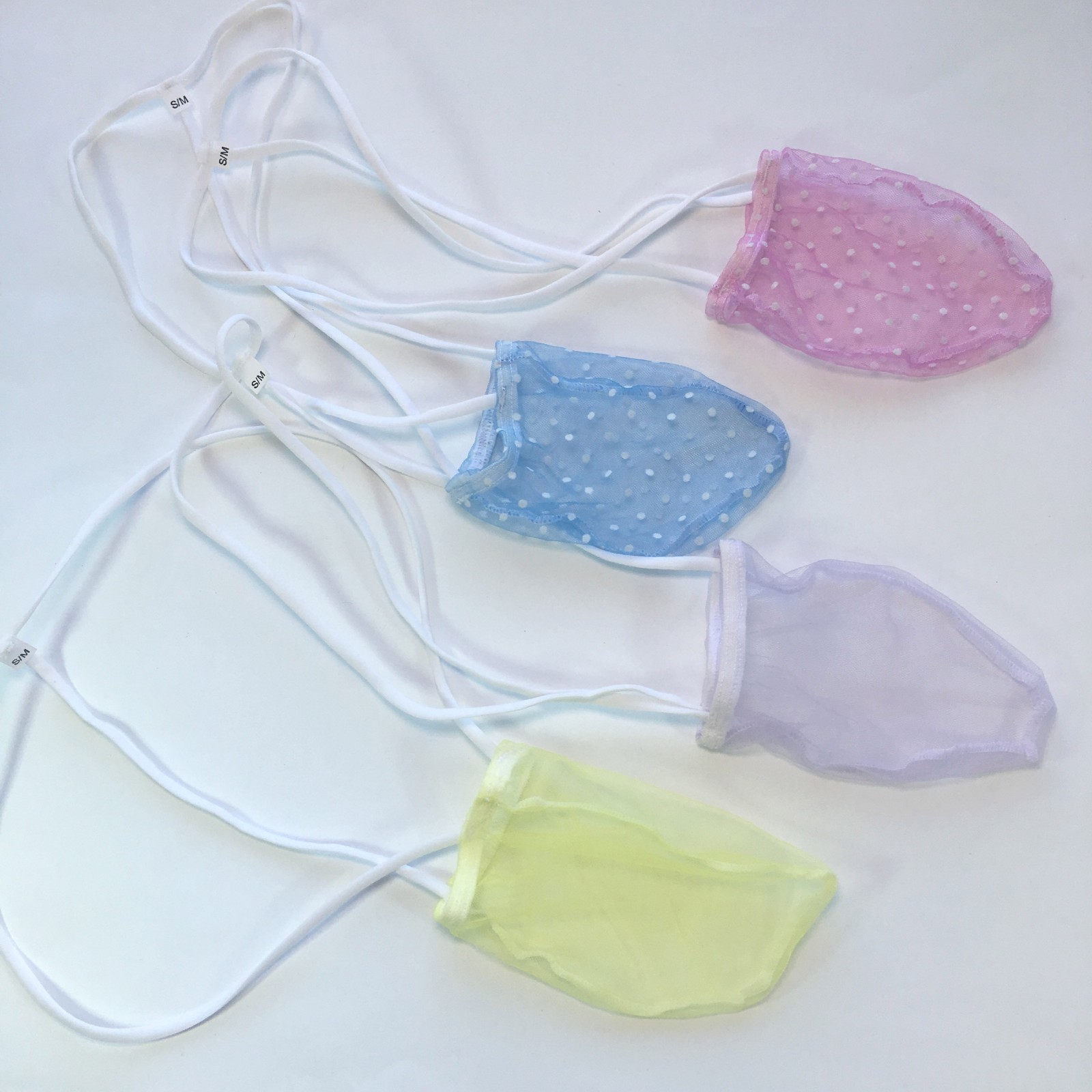 K142 SEXY MEN STRING POSING POUCH Thong C-thru Spider Net Bigger pouch