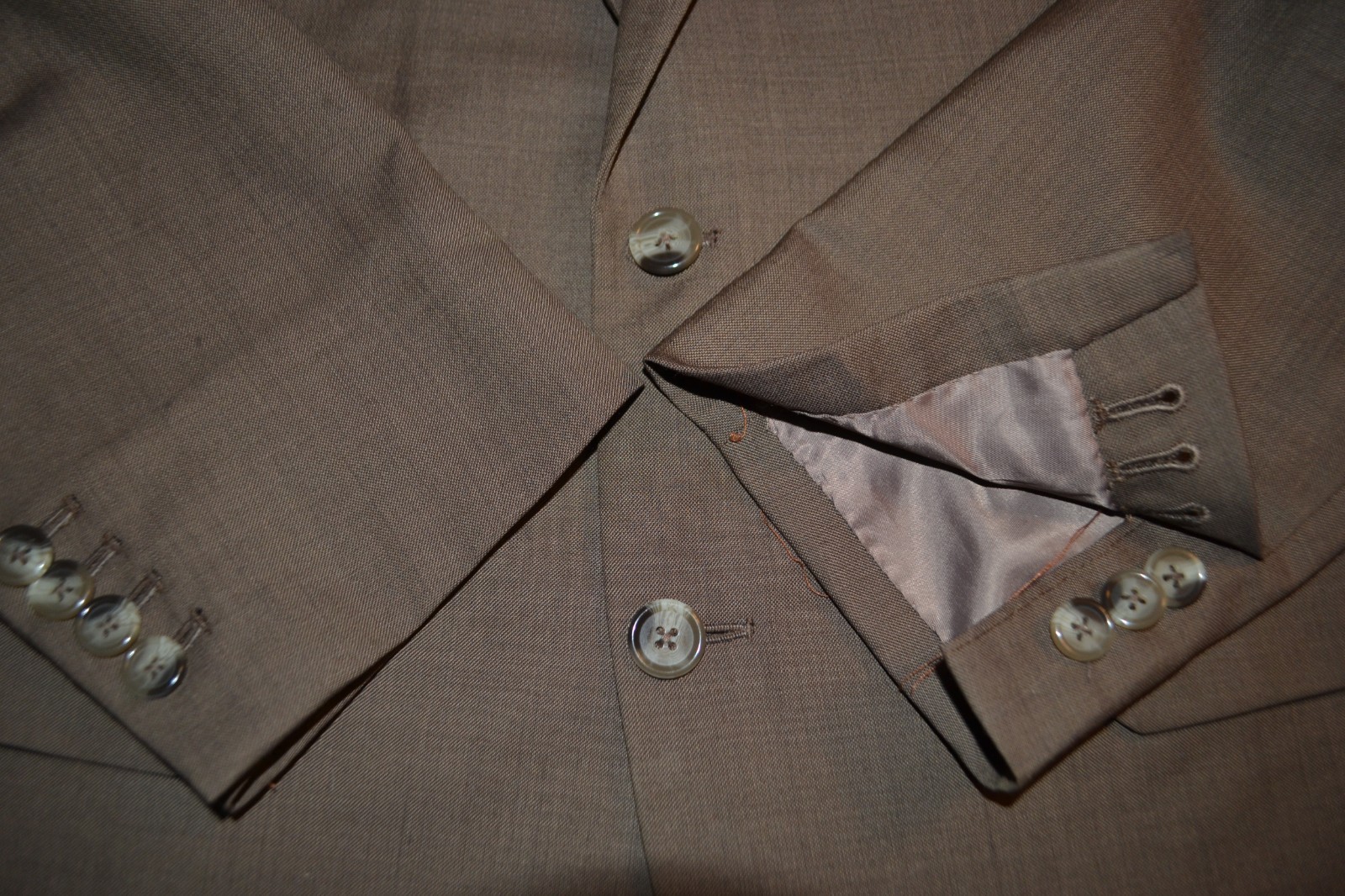 Bespoke Hugo Classics Men Super 150 Surgeon Cuffs Sports Coat Sz 42R
