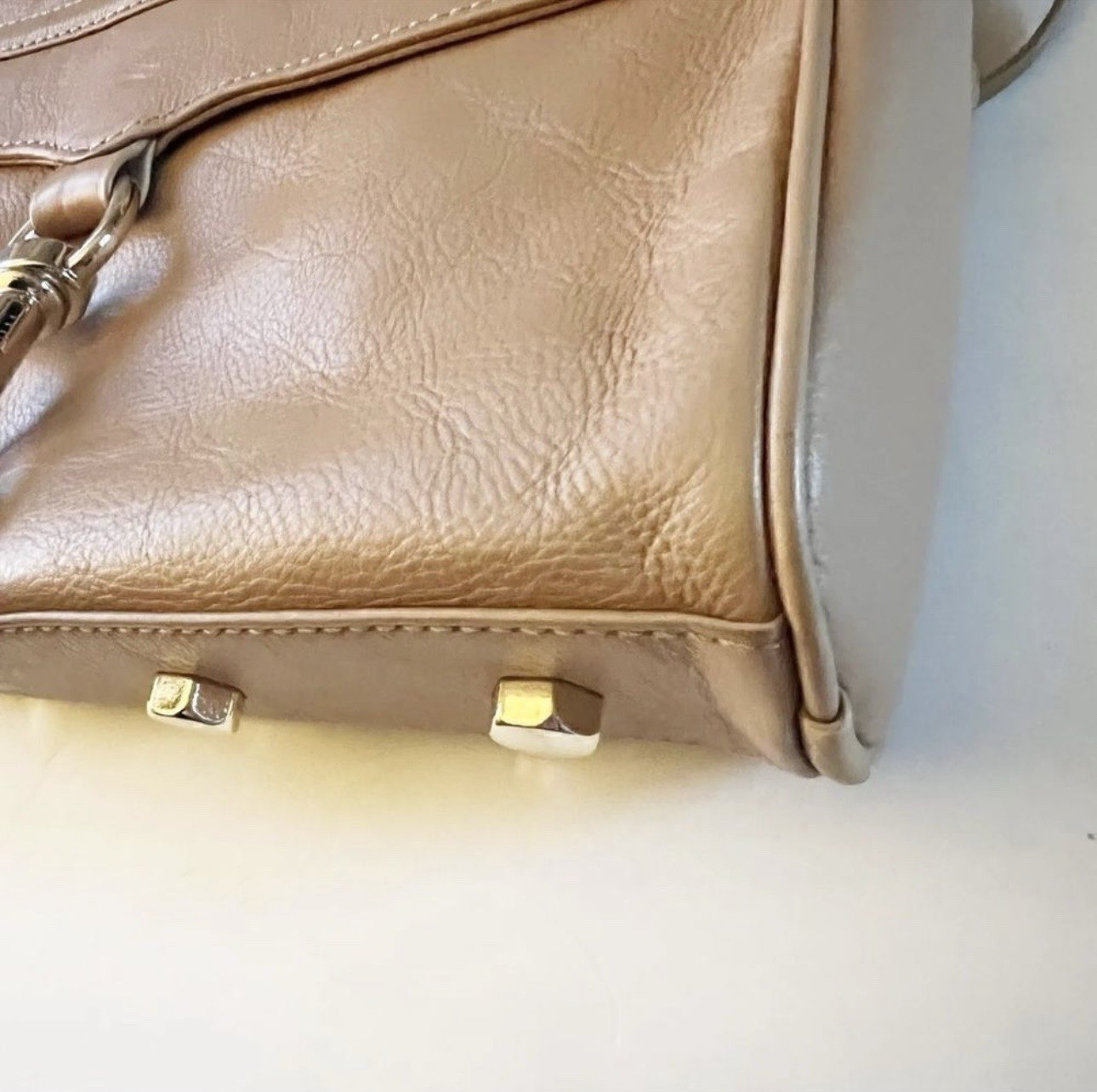 Rebecca Minkoff MAC Leather Crossbody Bag, Brown