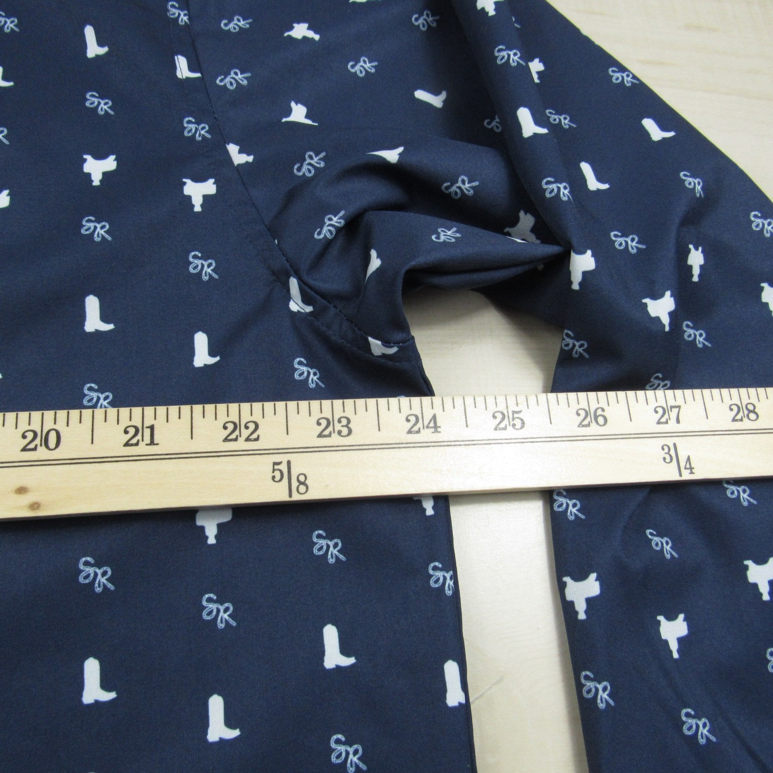 Saddle Rags Shirt Men Large Blue Pearl Snap Vented Outdoor Performance