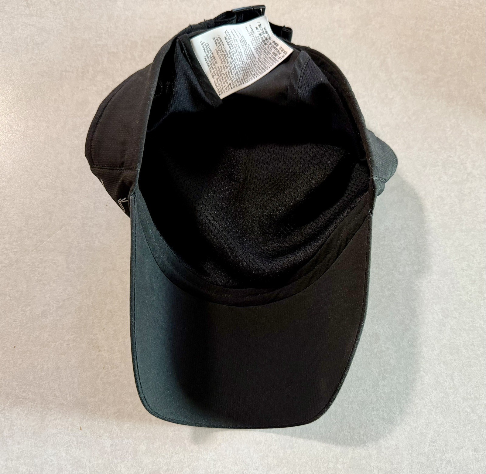 Arc’teryx Calvus Cap Performance Running Hat Black Lightweight Breathable L/XL