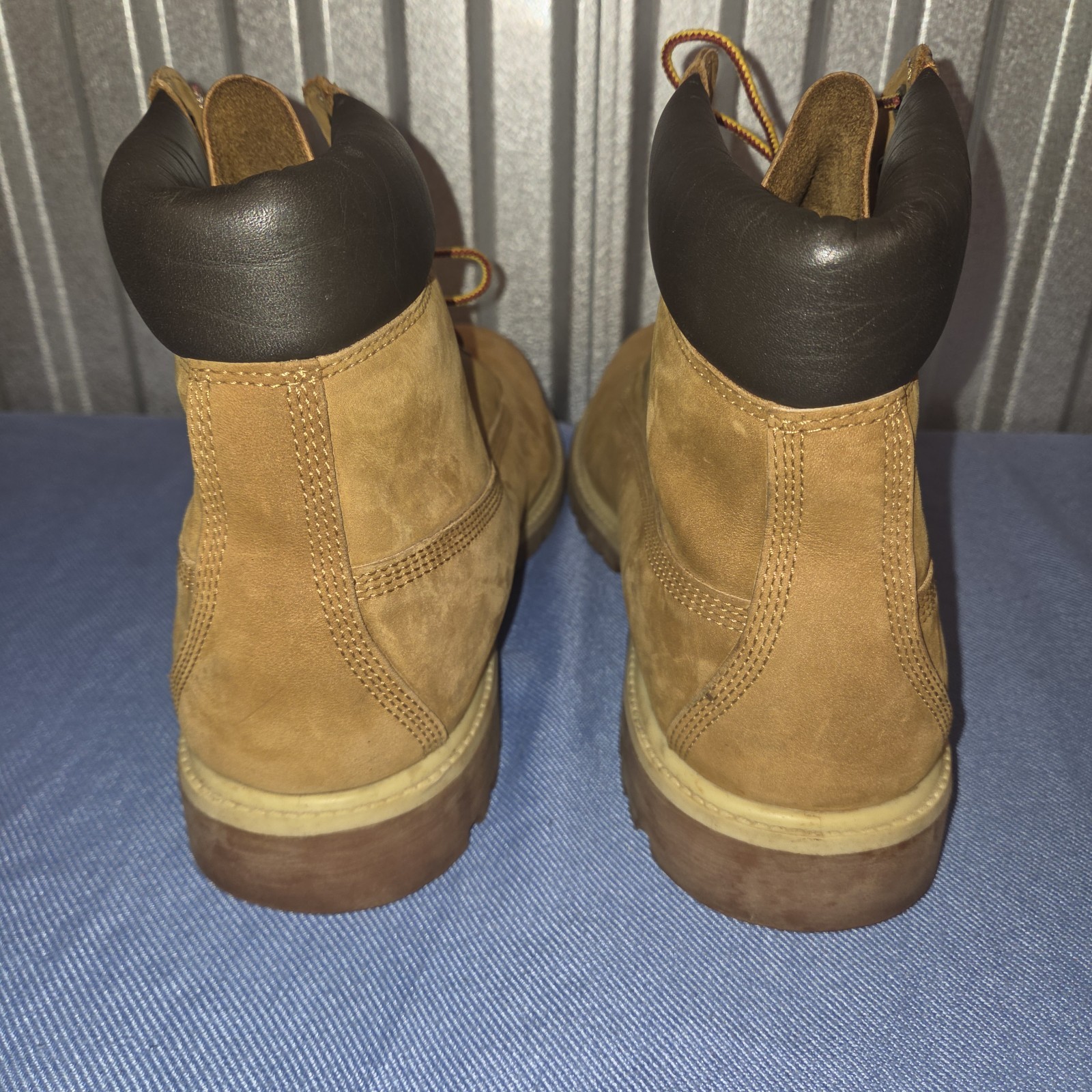 Timberland 6 Inch Premium Waterproof Boots Wheat Nubuck Men’s Size 13W