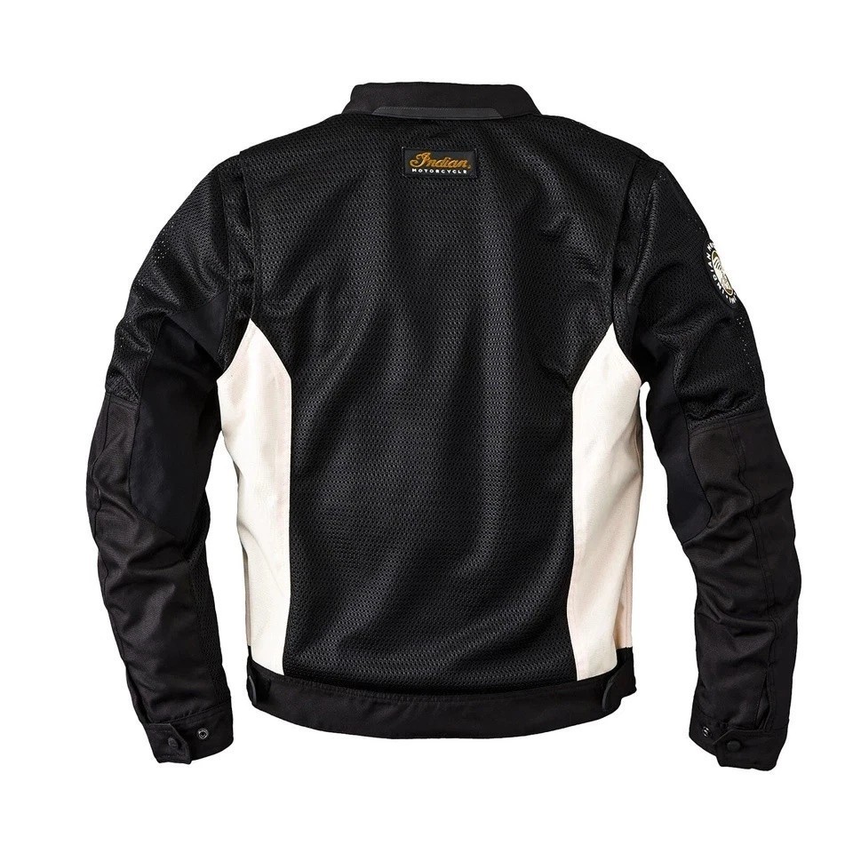 Men’s New Indian Motorcycle Lightweight Mesh Biker Racing Jacket