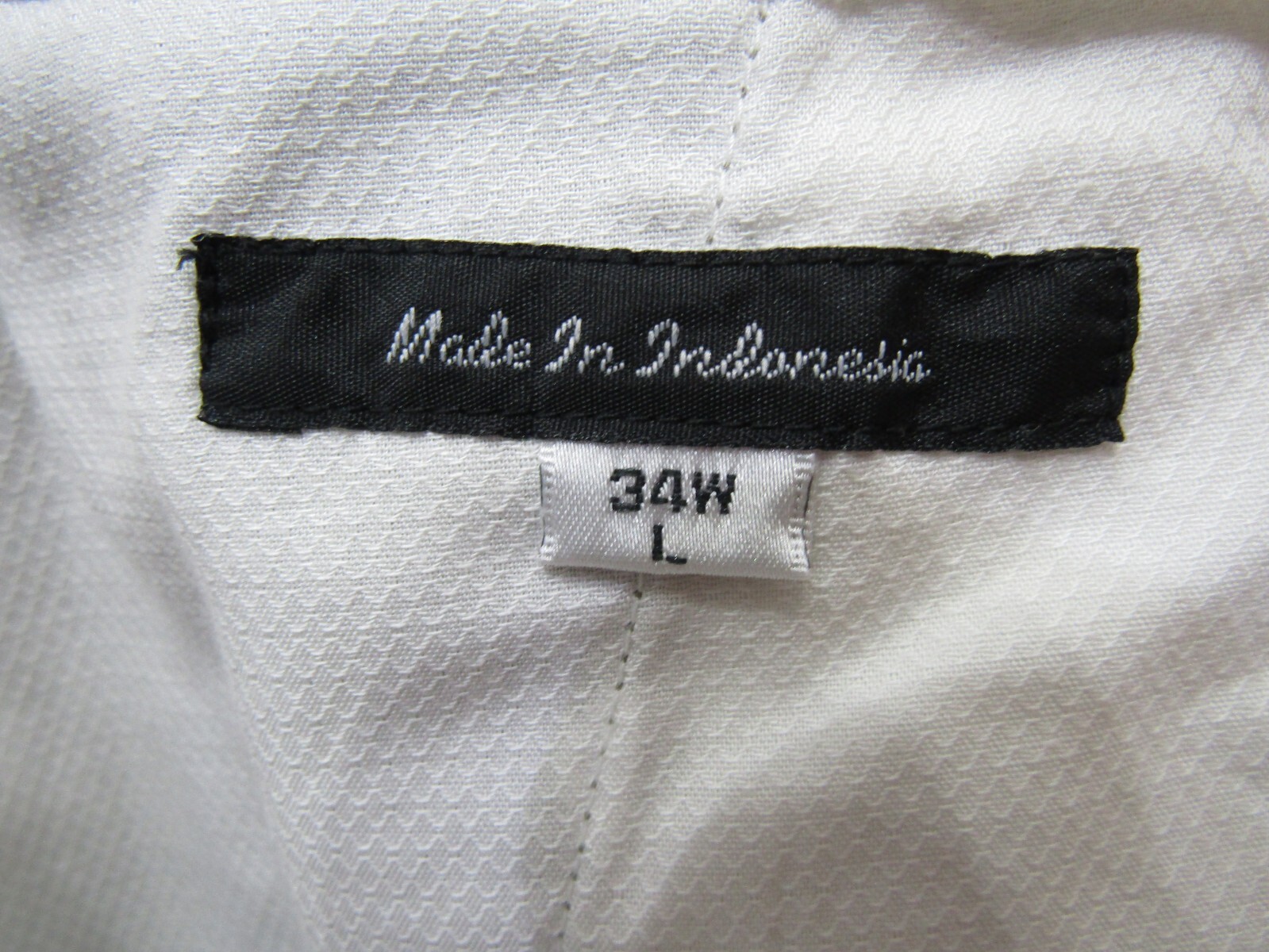 MENS COUTURE RV PLEATED CUFFED BEIGE PINSTRIPED PANTS SIZE 34X32