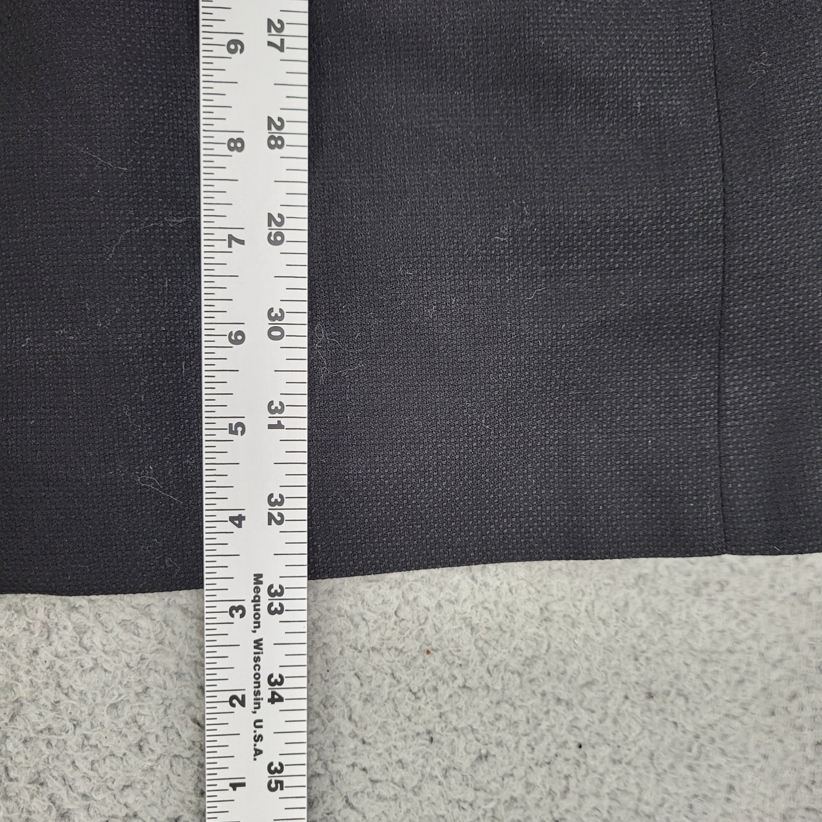 Corporate Image Tom James Blazer Mens Large Wool Black Suit Jacket Sport Coat