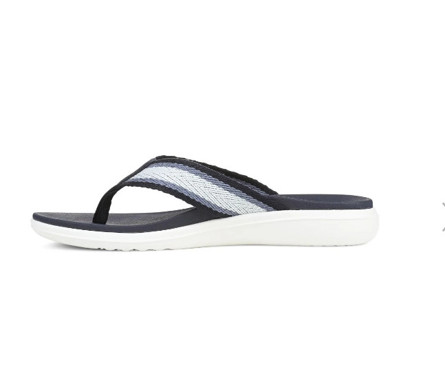 NEW VIONIC Beach Indigo Toe Post Sandal – Navy Blazer Multi, Medium