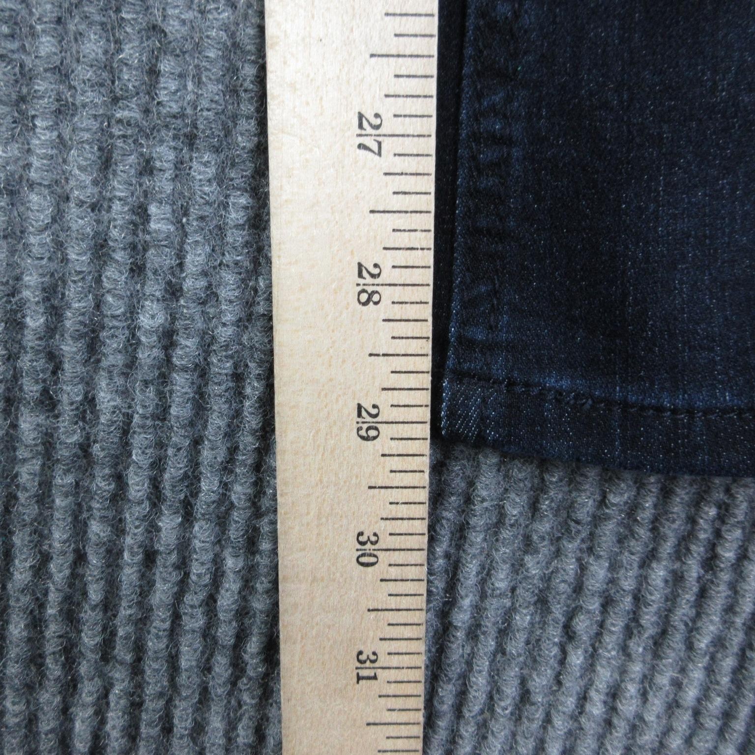 Democracy Jeans Womens 14P Blue Flared Mid Rise Ab’solution Stretch 33×29* NWT