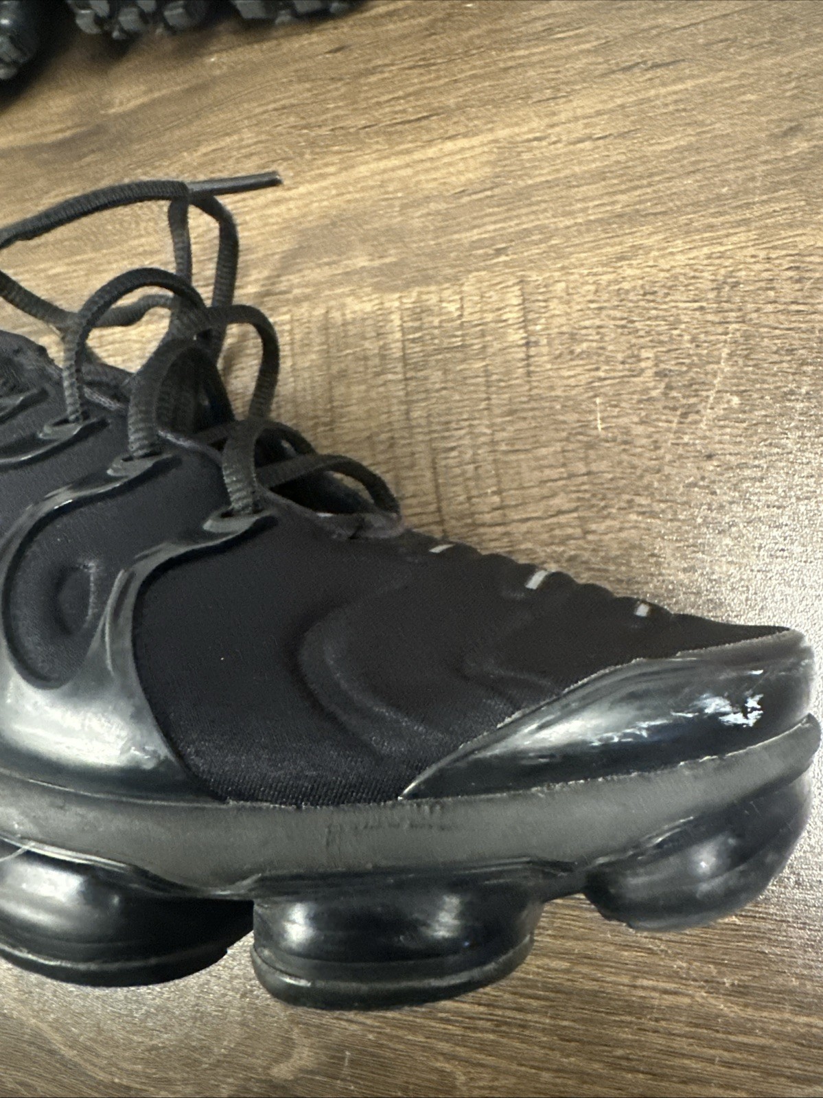 Nike Air VaporMax Plus Triple Black 924453-004 Men’s 10 (NO BOX) Review Pics W9