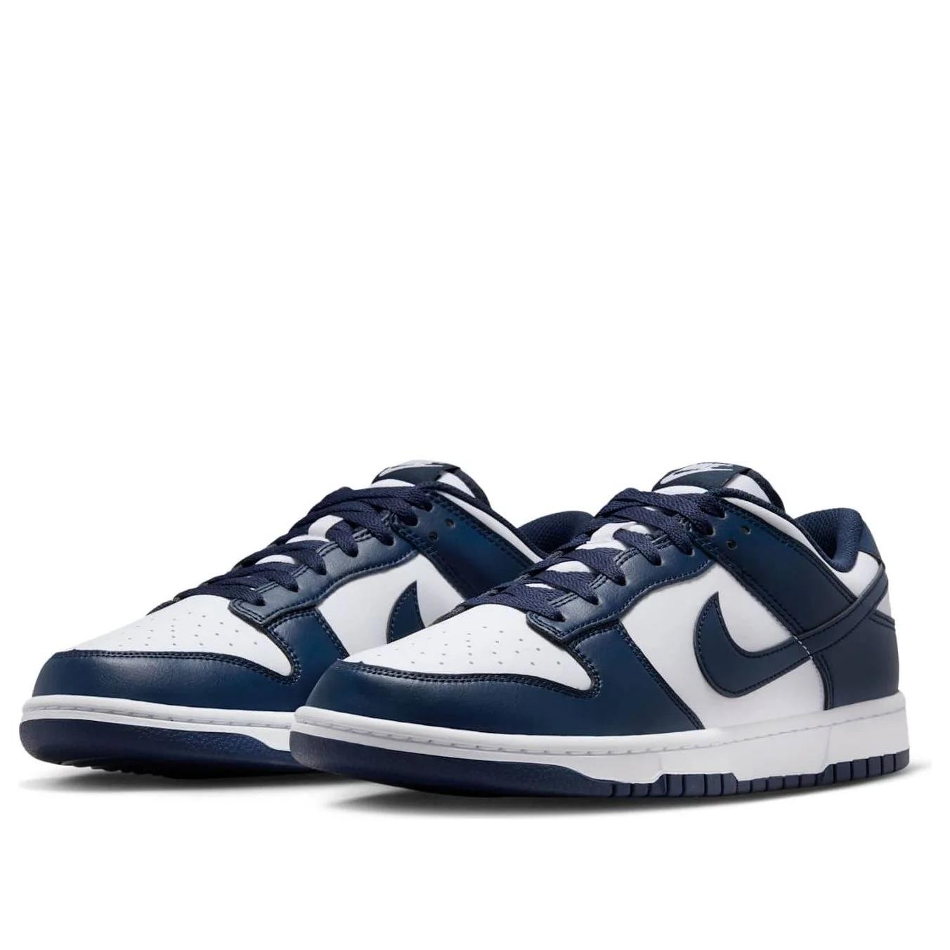 Nike Dunk Low White Midnight Navy Men’s HF5441-107 New