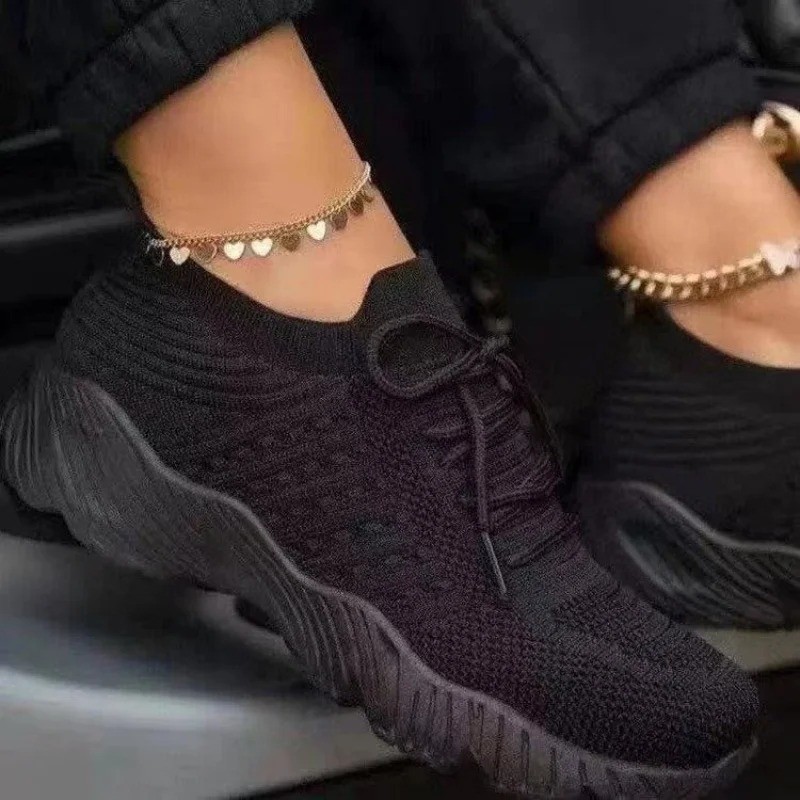 Womens Running Trainers Ladies Sneakers Slip On Walking Gym Comfy Fashion Shoes