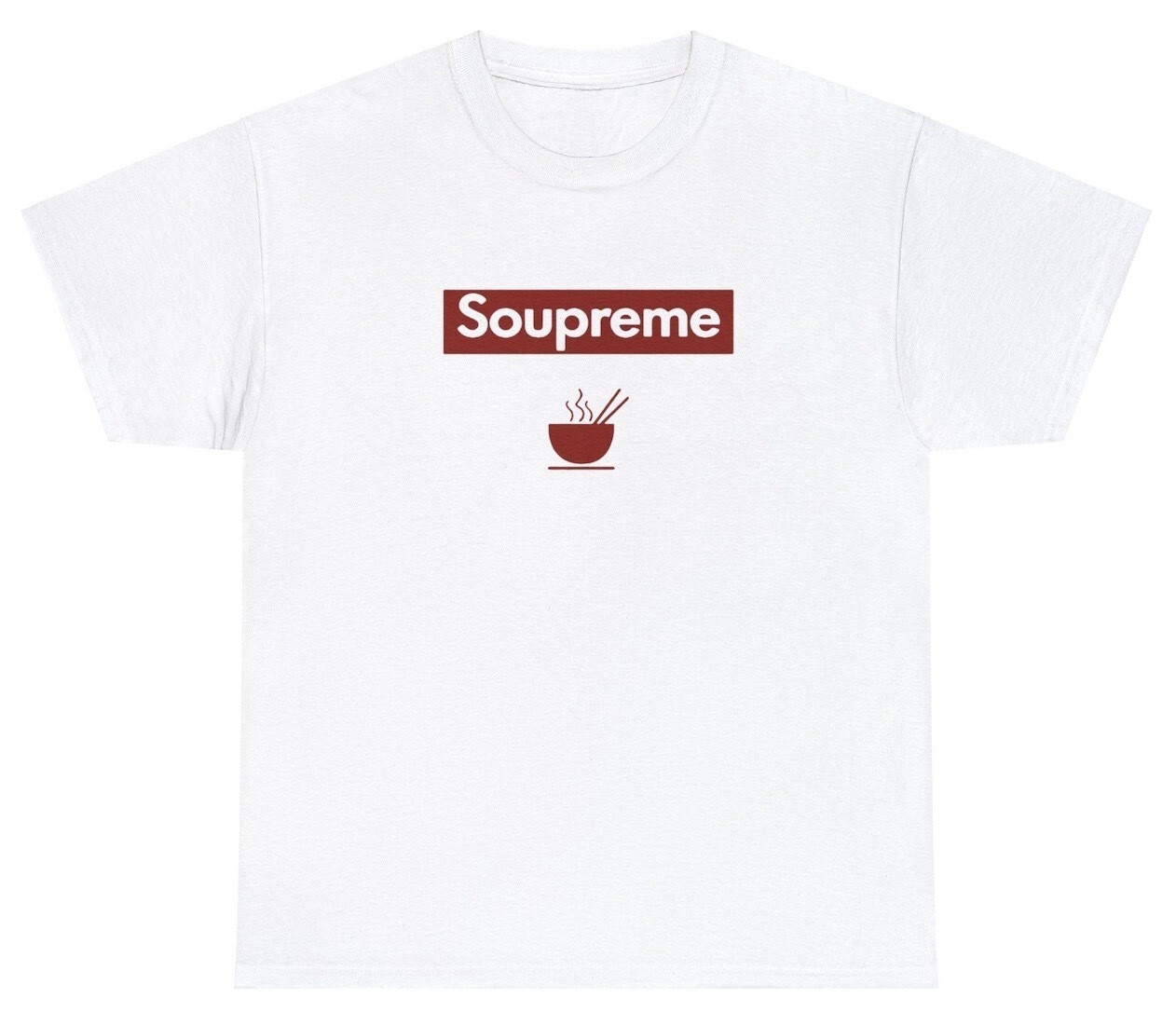 Soupreme T Shirt Funny Ramen Noodle Lovers The Brothers Sun Parody Meme Tee