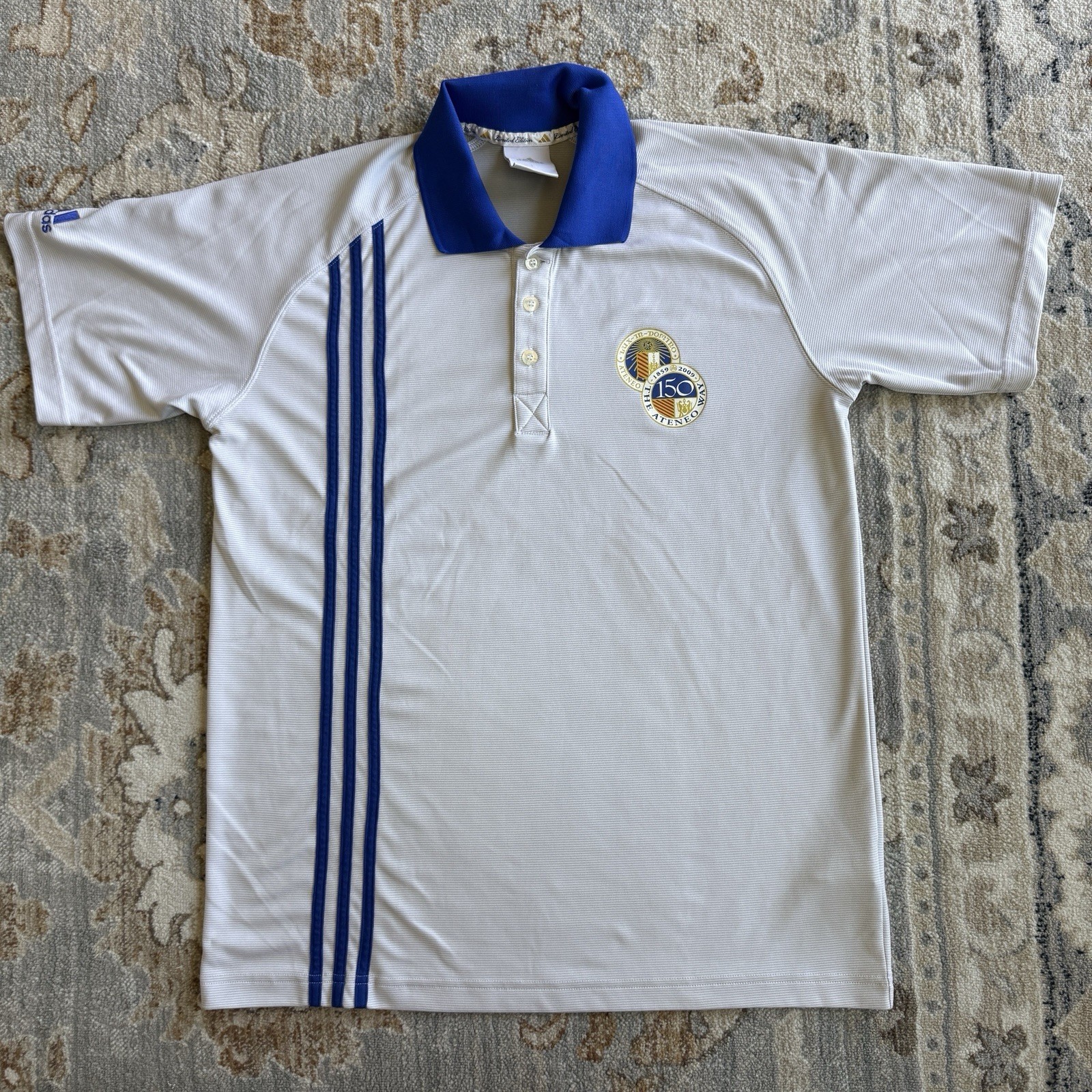 AdidasPolo Shirt Men’s Large Philippines RARE Ateneo De Manila University Jersey