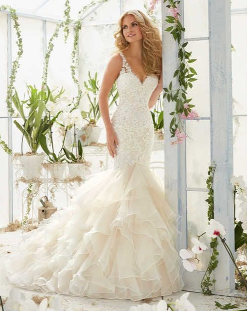 Nwt Morilee Madeline Gardener Tulle Lace Mermaid Wedding Gown Dress 2819 READ