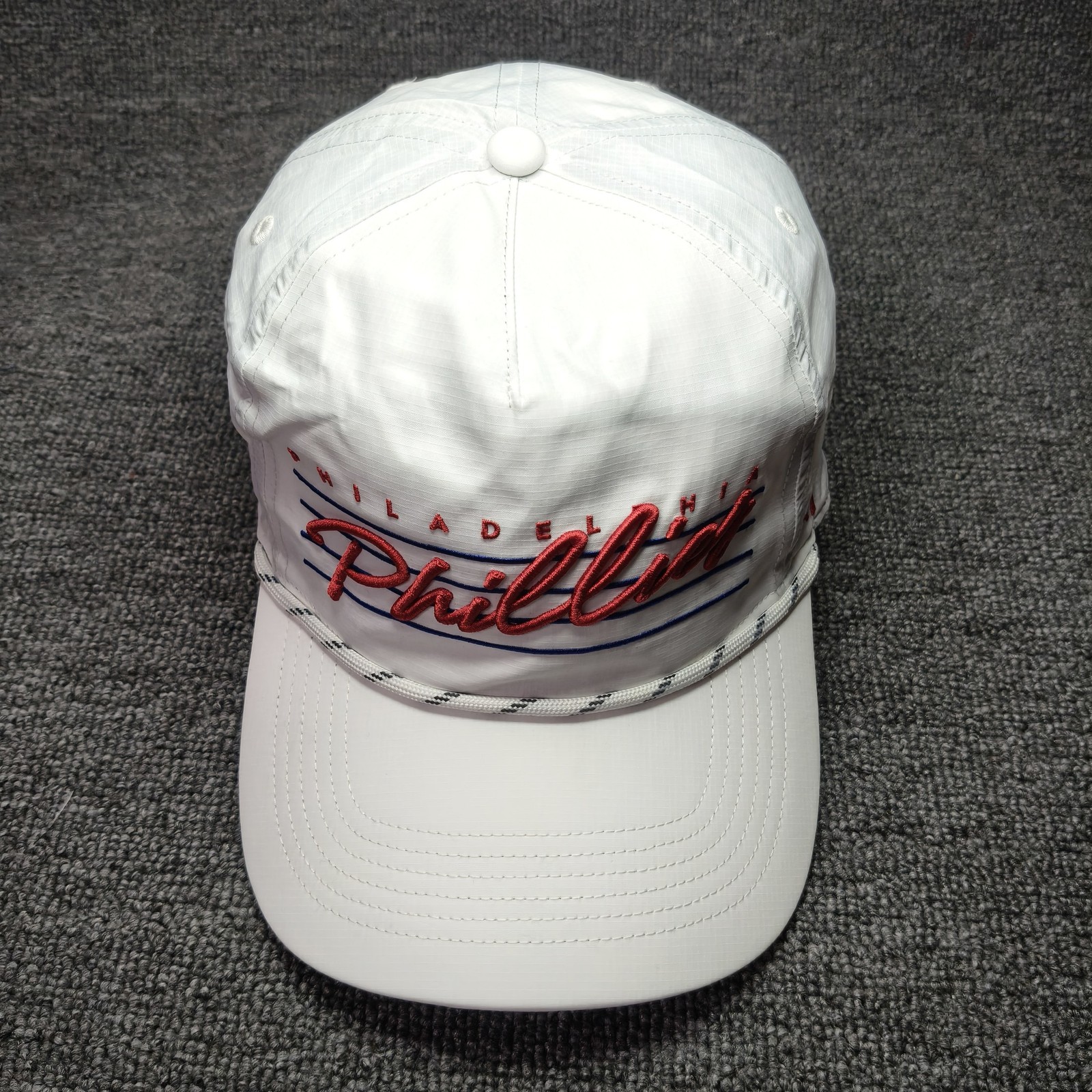 ’47 Brand Philadelphia Phillies Rope Snapback Hat White Retro MLB Cap