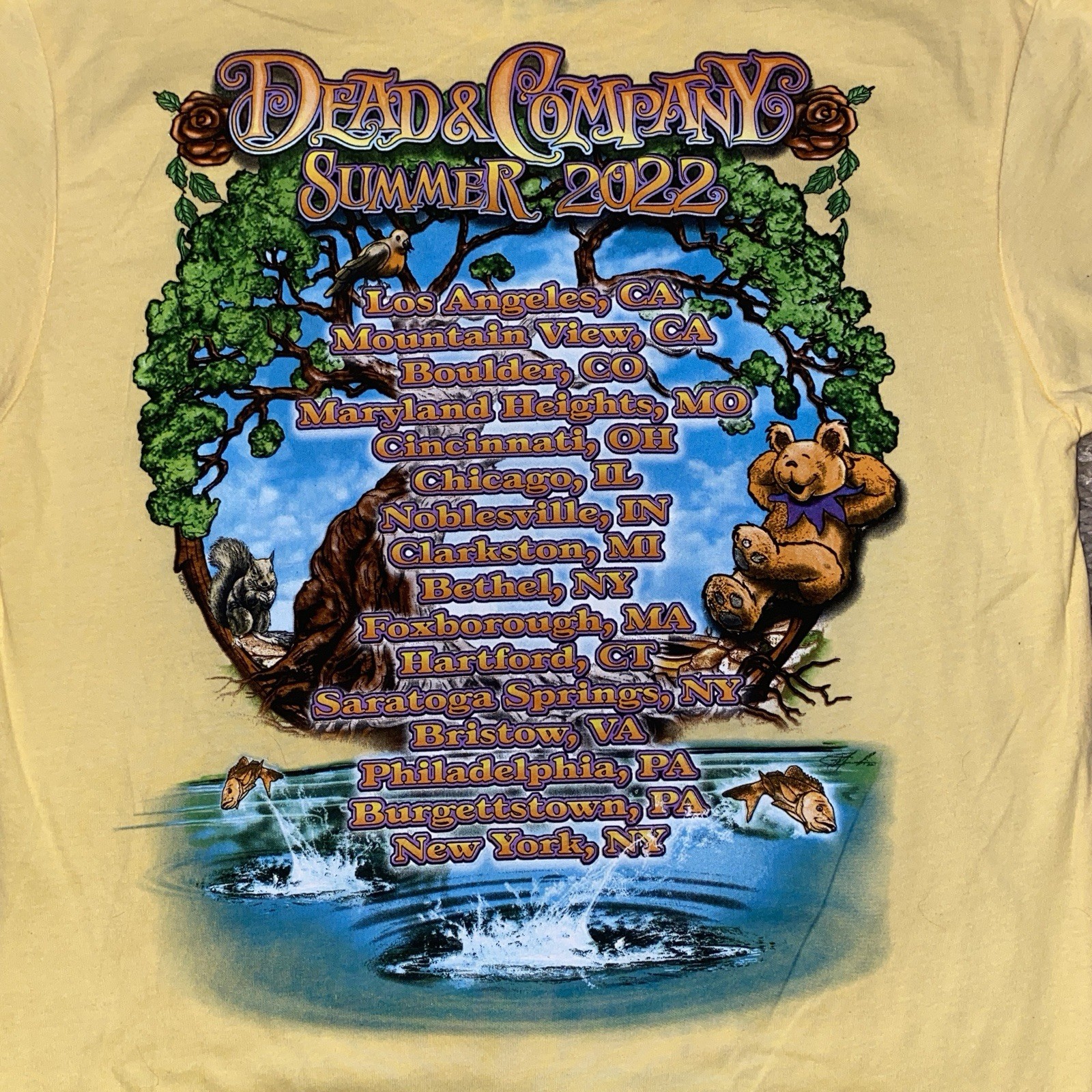 Dead & Company Tour T Shirt Summer 2022 Unisex Size Sm NWOT