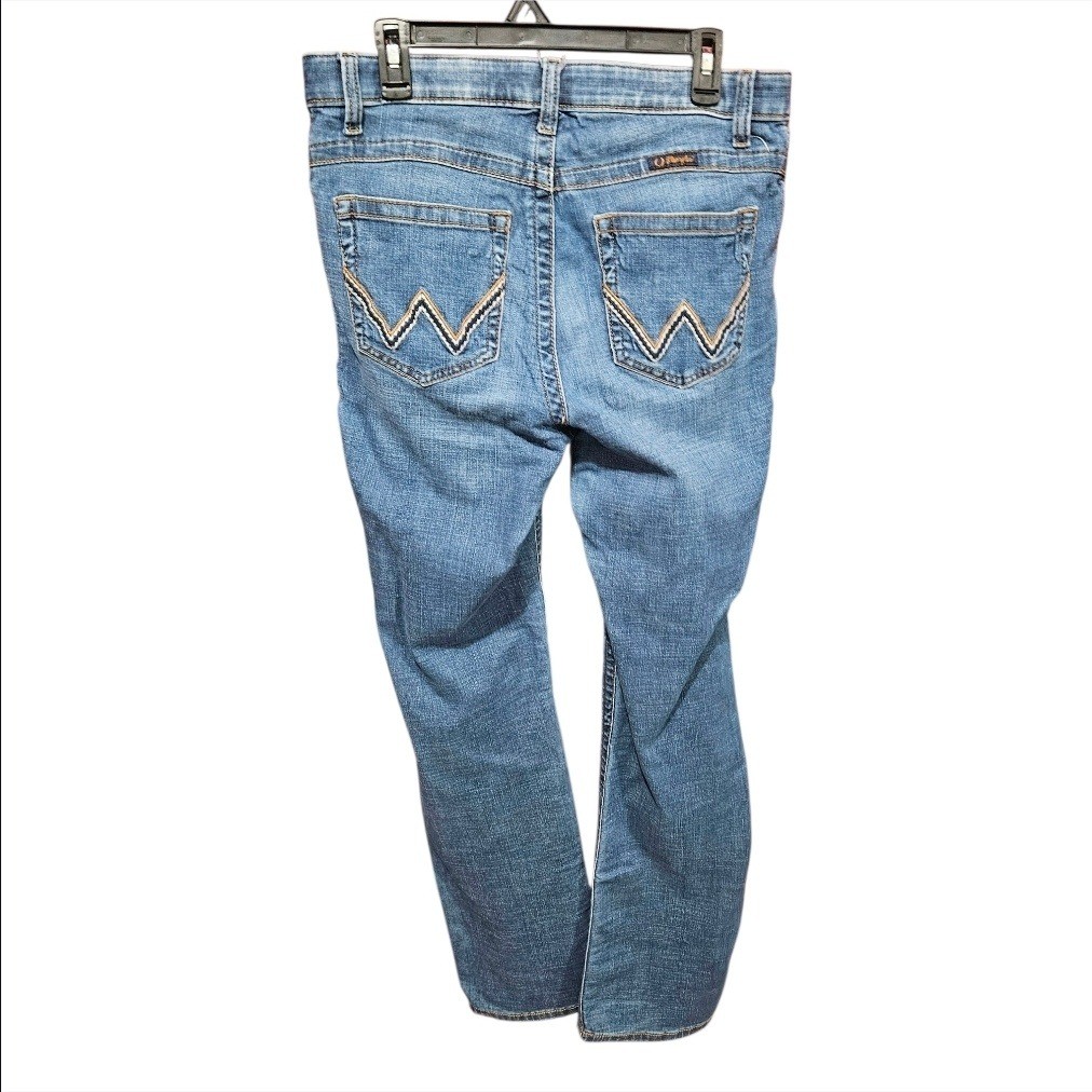Wrangler Willow Ultimate Riding Jeans Womens Straight Leg 32×36 Actual 32×35