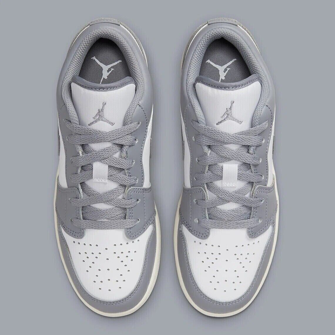 NIKE Air Jordan 1 Low (GS) SIZE 5.5Y WOMEN’S 7 Stealth/White 553560-053 FASTSHIP