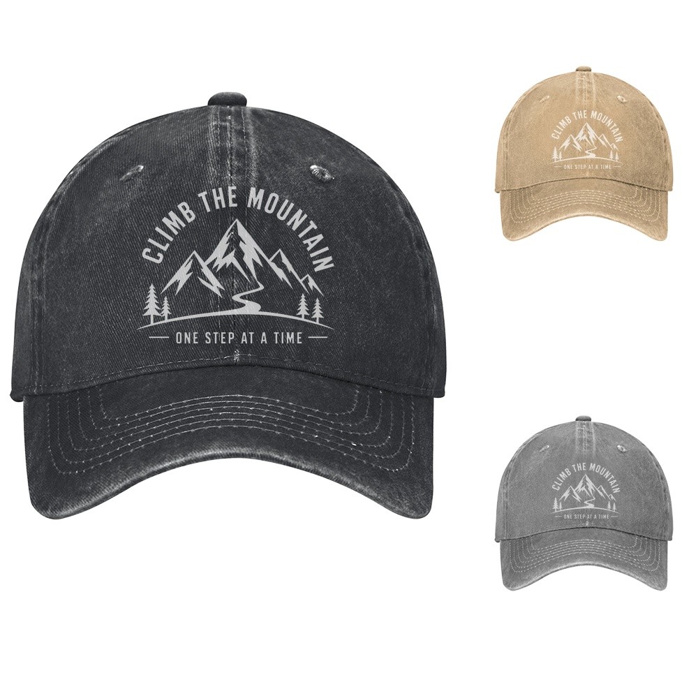 Climb the Mountain Baseball Cap Outdoor Adventure Dad Hat