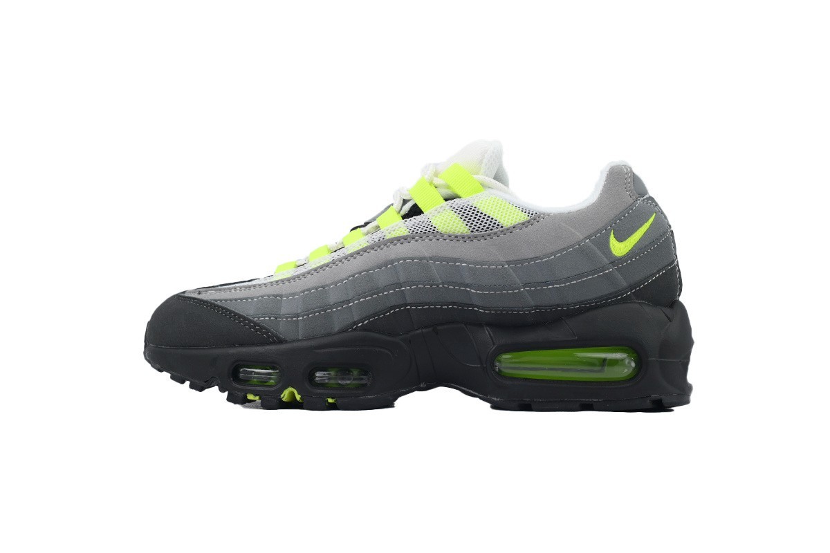 Nike Air Max 95 OG ‘Neon’ Green/Gray Men’s Sneakers
