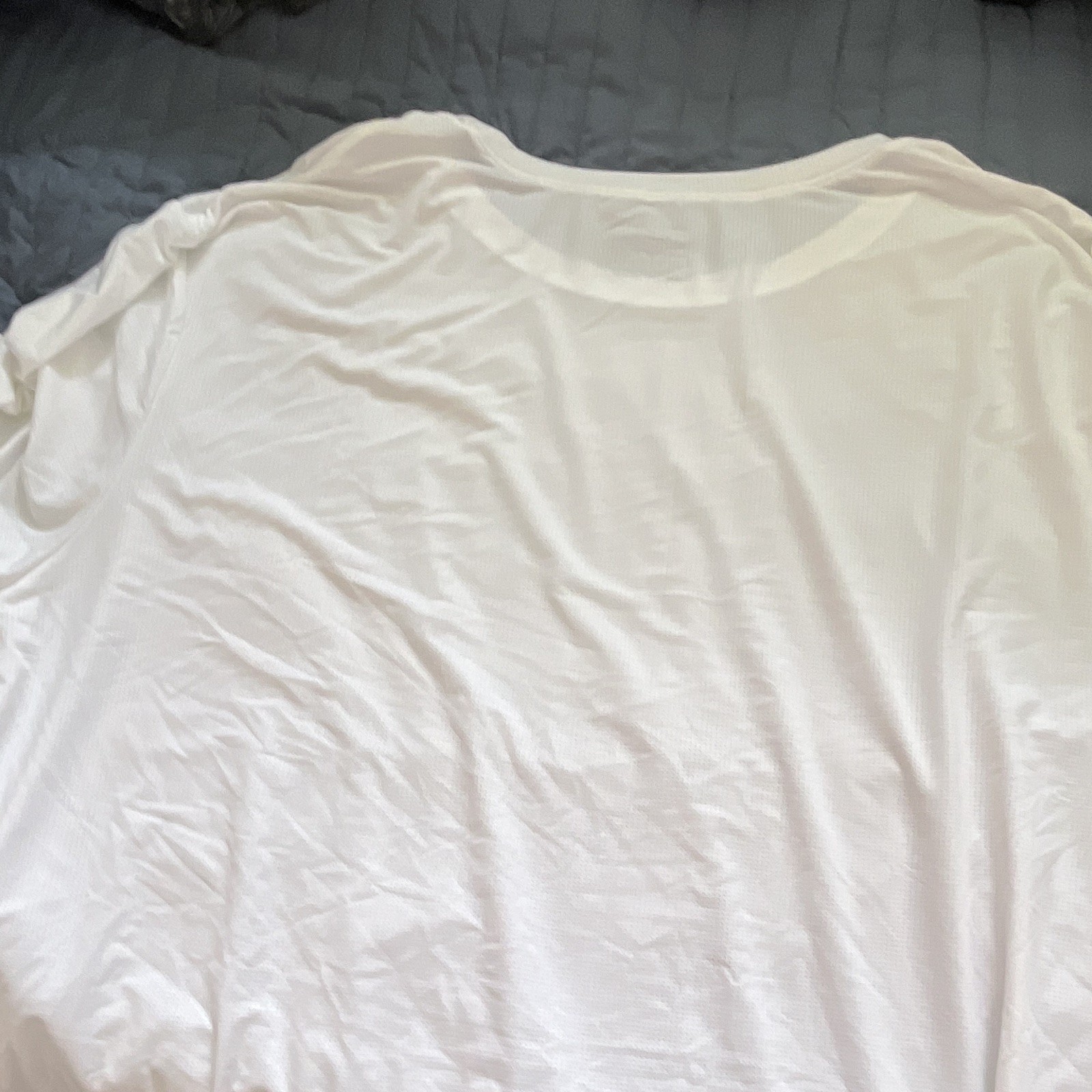 32 Degrees Cool Men’s L White Mesh Crew Neck Short Sleeve Solid T-Shirt
