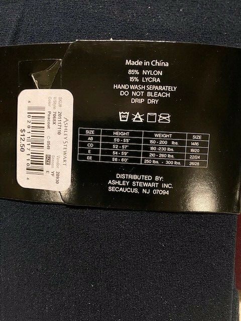 Ashley Stewart Footed Tights – Select Color – Select Size – MSRP $12.50 (NEW)