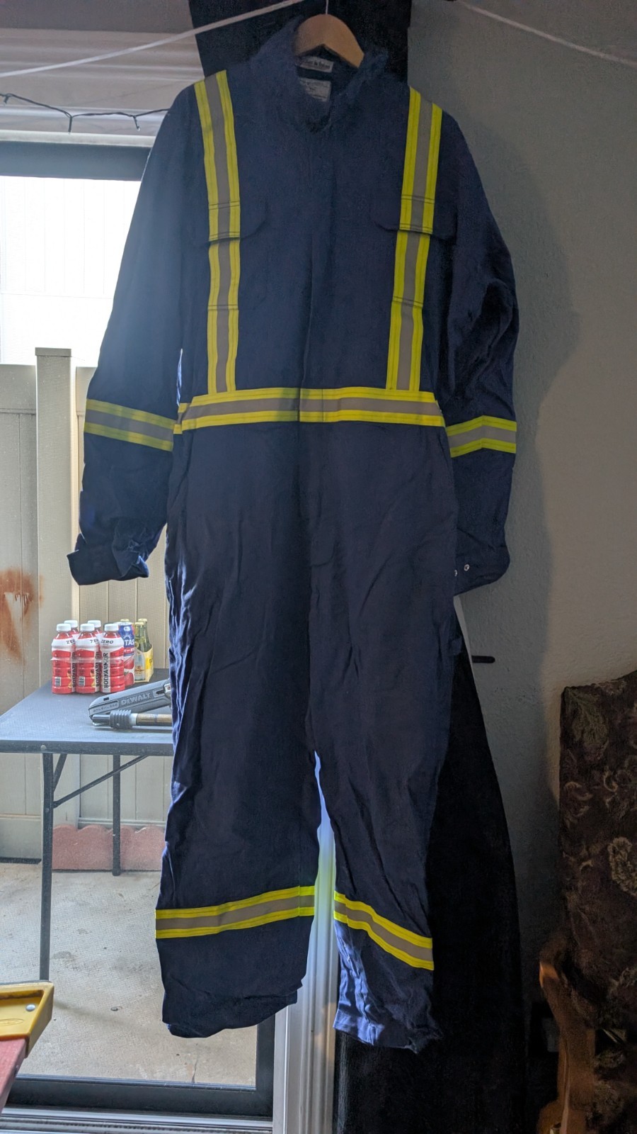 FR Hi-Viz Coverall Flame Resistant Men’s Size 2XL