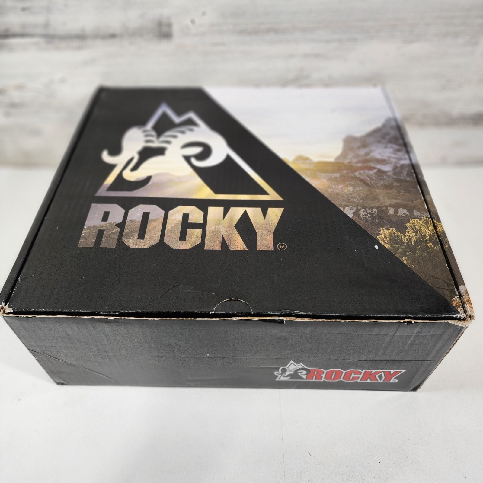 Rocky Navy Inspired 9″ Steel Toe Boot Size Wide Men’s Style #808 Military