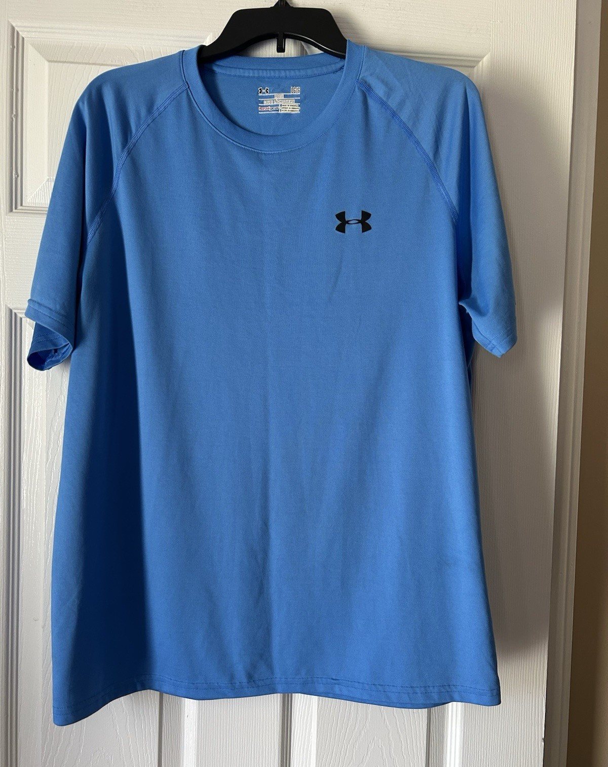 Under Armour HeatGear Men’s Blue Loose Fit Breathable Crew Neck Tee, Size L