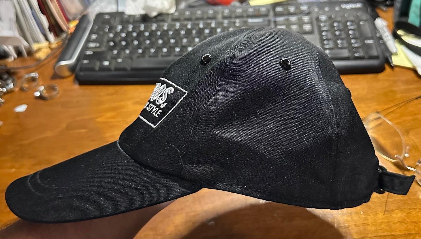 Poke Bros. Sushi Hawaiian Style Black Employee Work Uniform Baseball Hat Cap QP