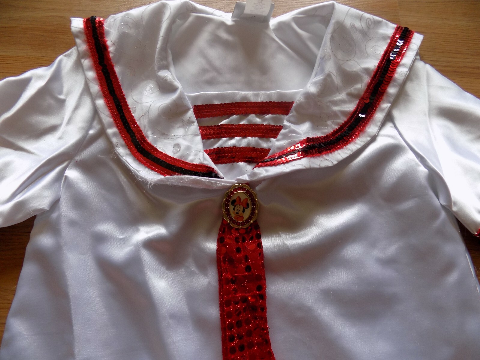 Size Large 10-12 Disney Cruise Line Minnie Mouse Sailor Outfit Nautical Costume