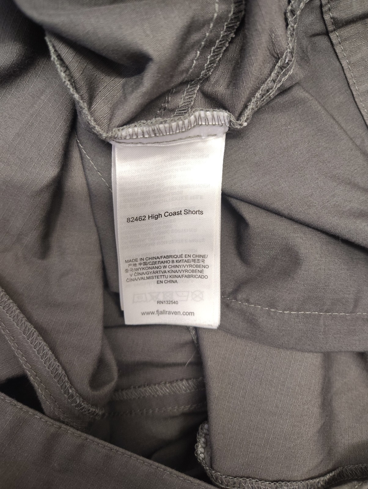 Fjallraven G-1000 High Coast Shorts Mens 38 Gray Hike Trail Hiking Outdoor