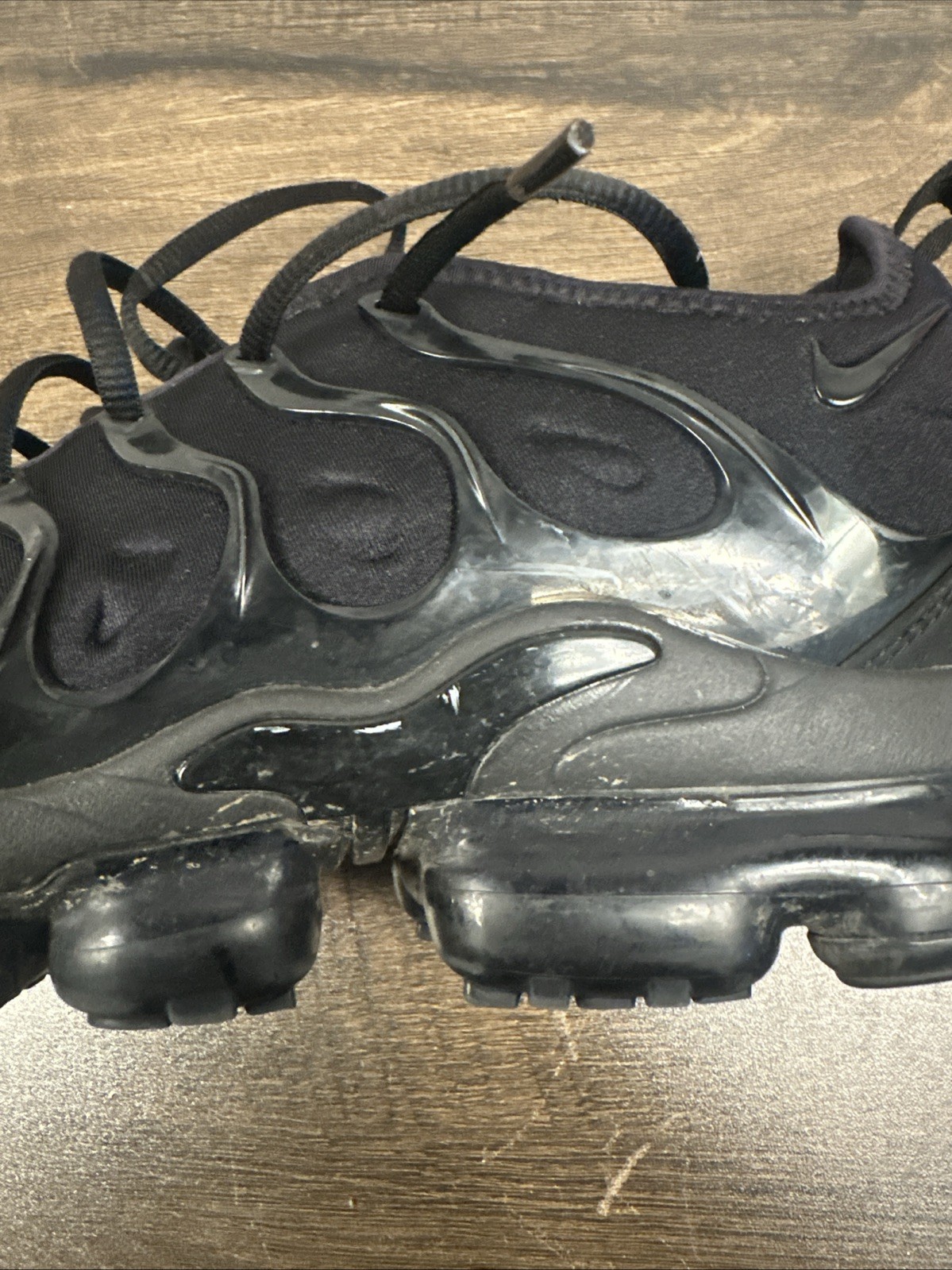 Nike Air VaporMax Plus Triple Black 924453-004 Men’s 10 (NO BOX) Review Pics W9