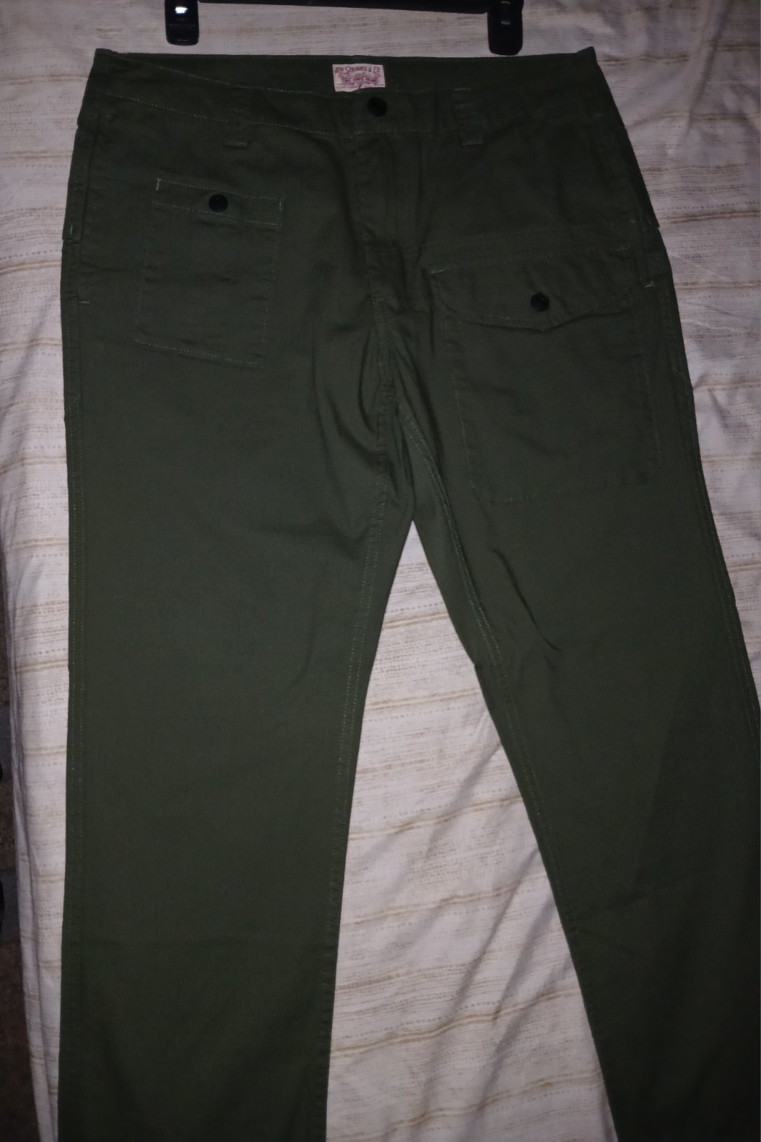 Levi’s 541 Athletic Taper Cargo Pants Stretch Green Utility 31×30 fits 33×26.5