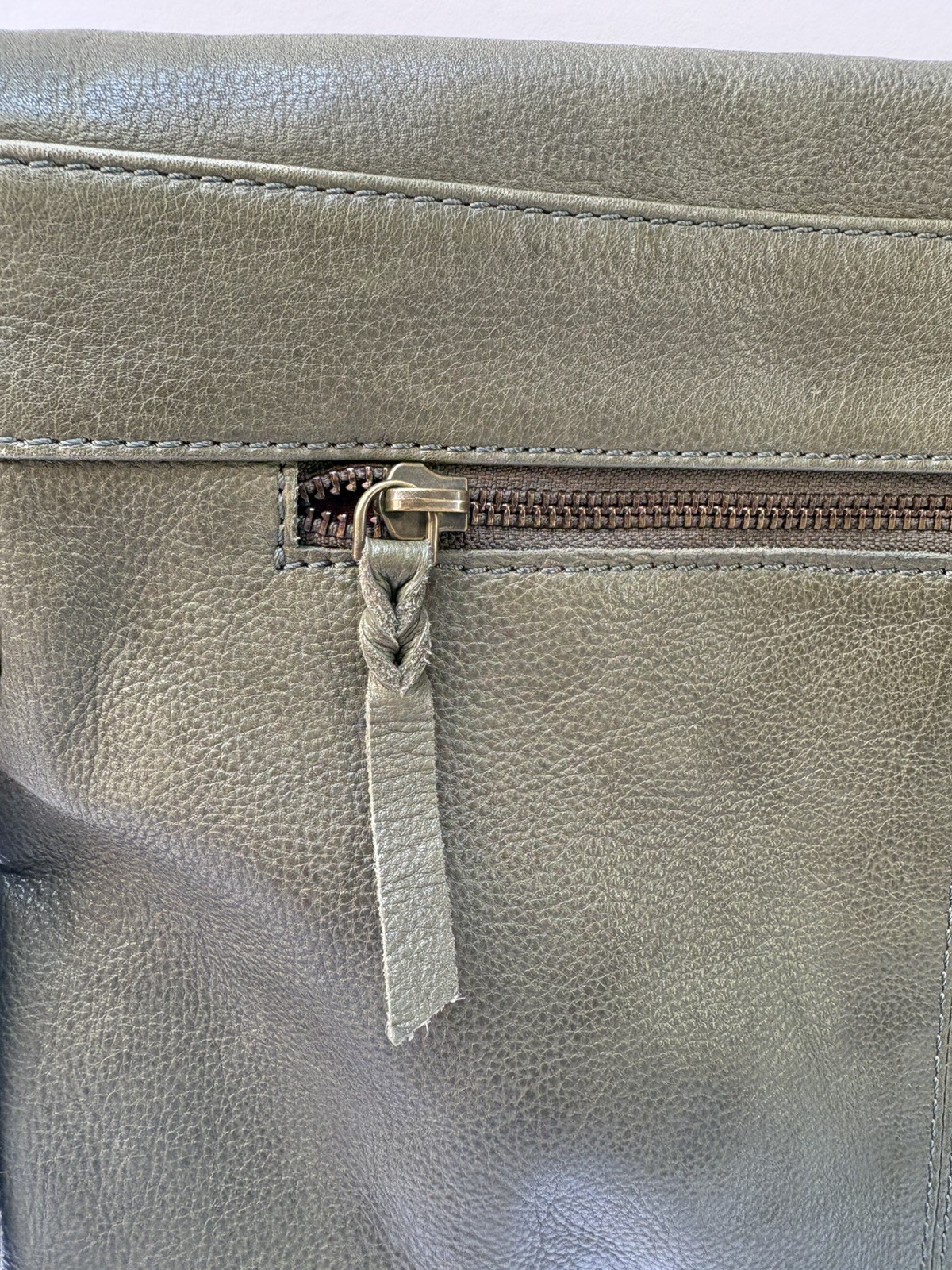 RPS Rock Paper Scissors Leather Crossbody Shoulder Bag Boho