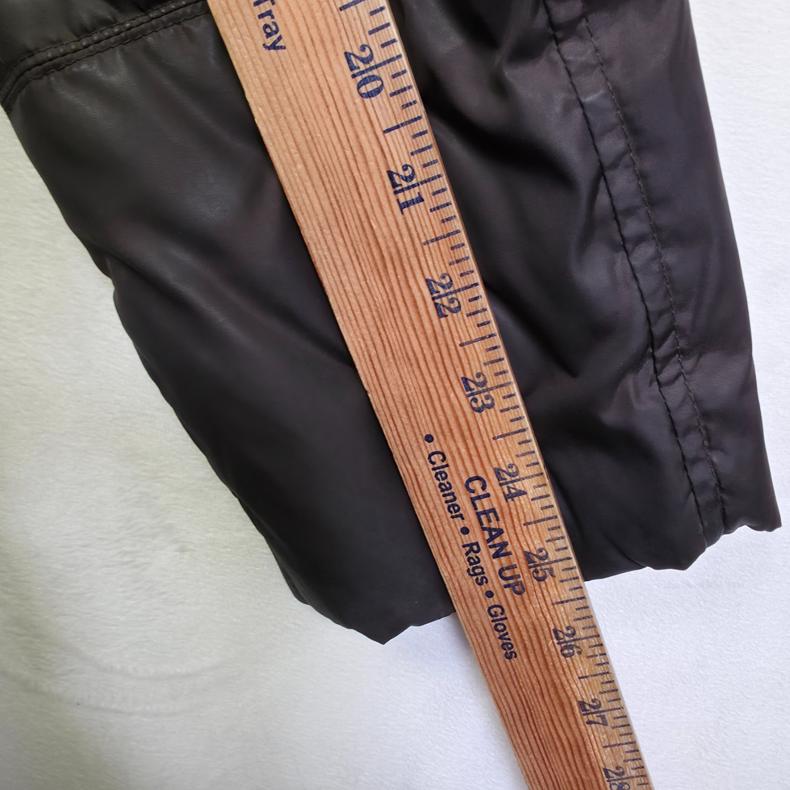 Andrew Marc Puffer Jacket Womens L Brown Quilt Down Insulated Street Winter Coat