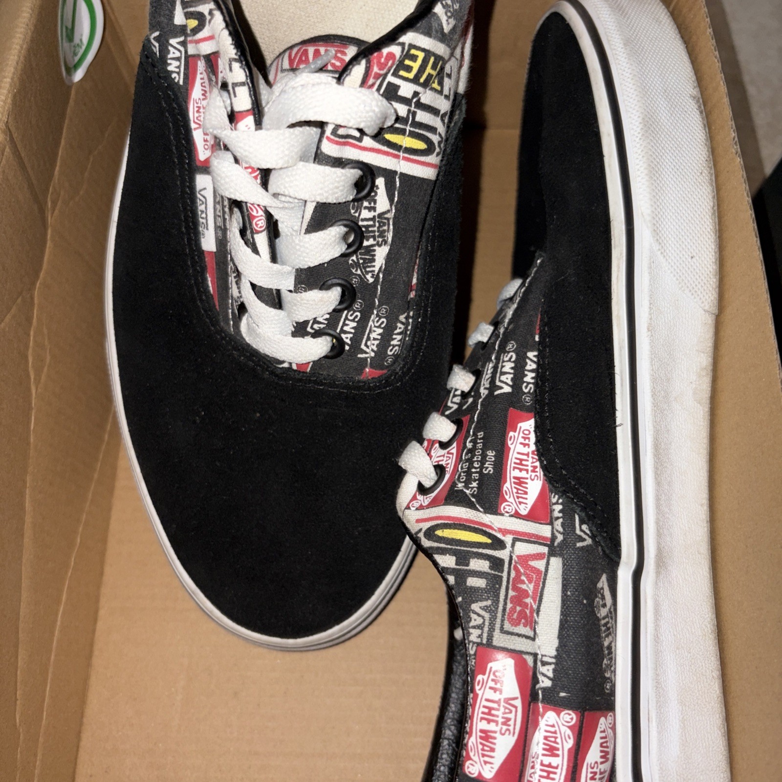 MOVE-OUT SALE: Vans Era Off The Wall Logo Print Sneakers VN0009QC6BT