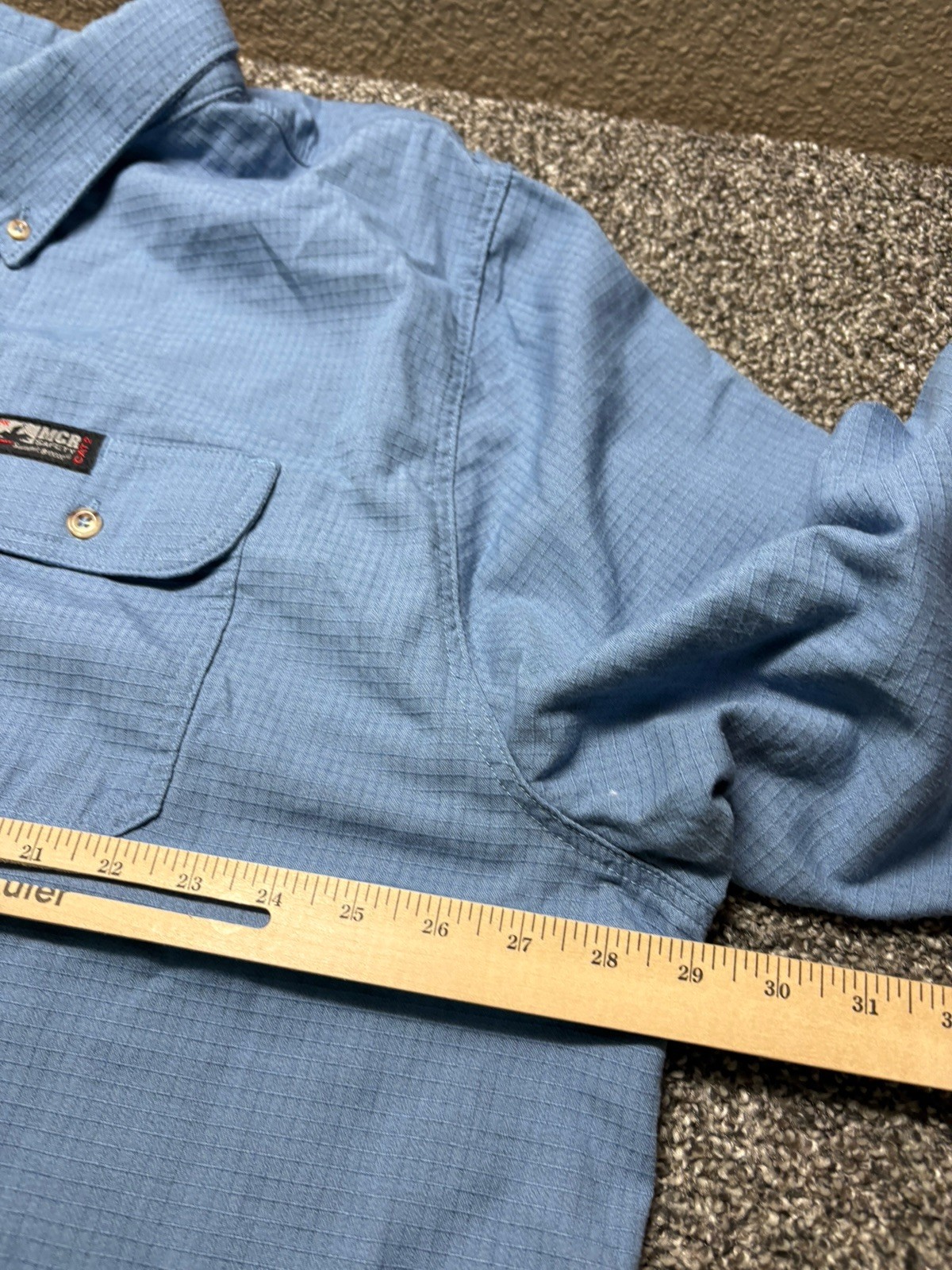 MCR FR Safety Shirt Mens 3X Summit Breeze Vented Long Sleeve Button Down Cat