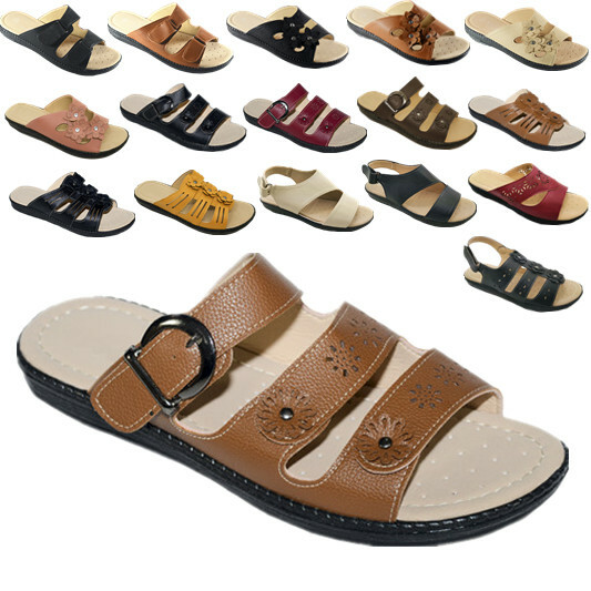 New Women Sandals Shoes Gladiator Slip On Fashion Slide Shoes Size 5 – 10