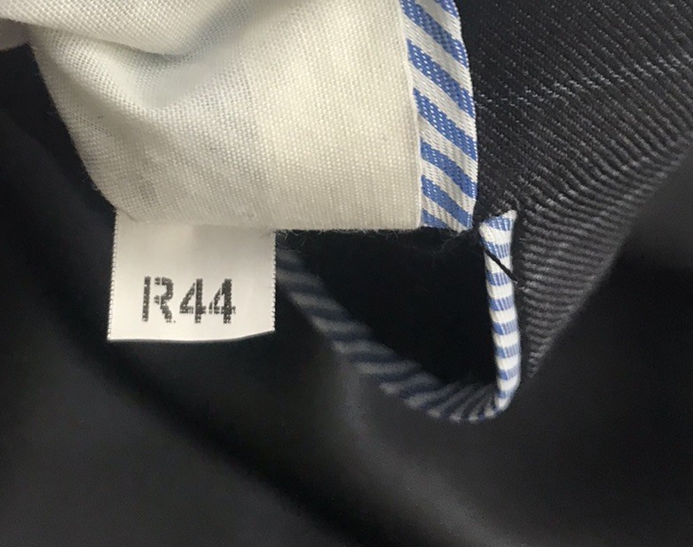 Tommy Hilfiger Regular Fit Wool Suit Gray Striped 44R 38×29