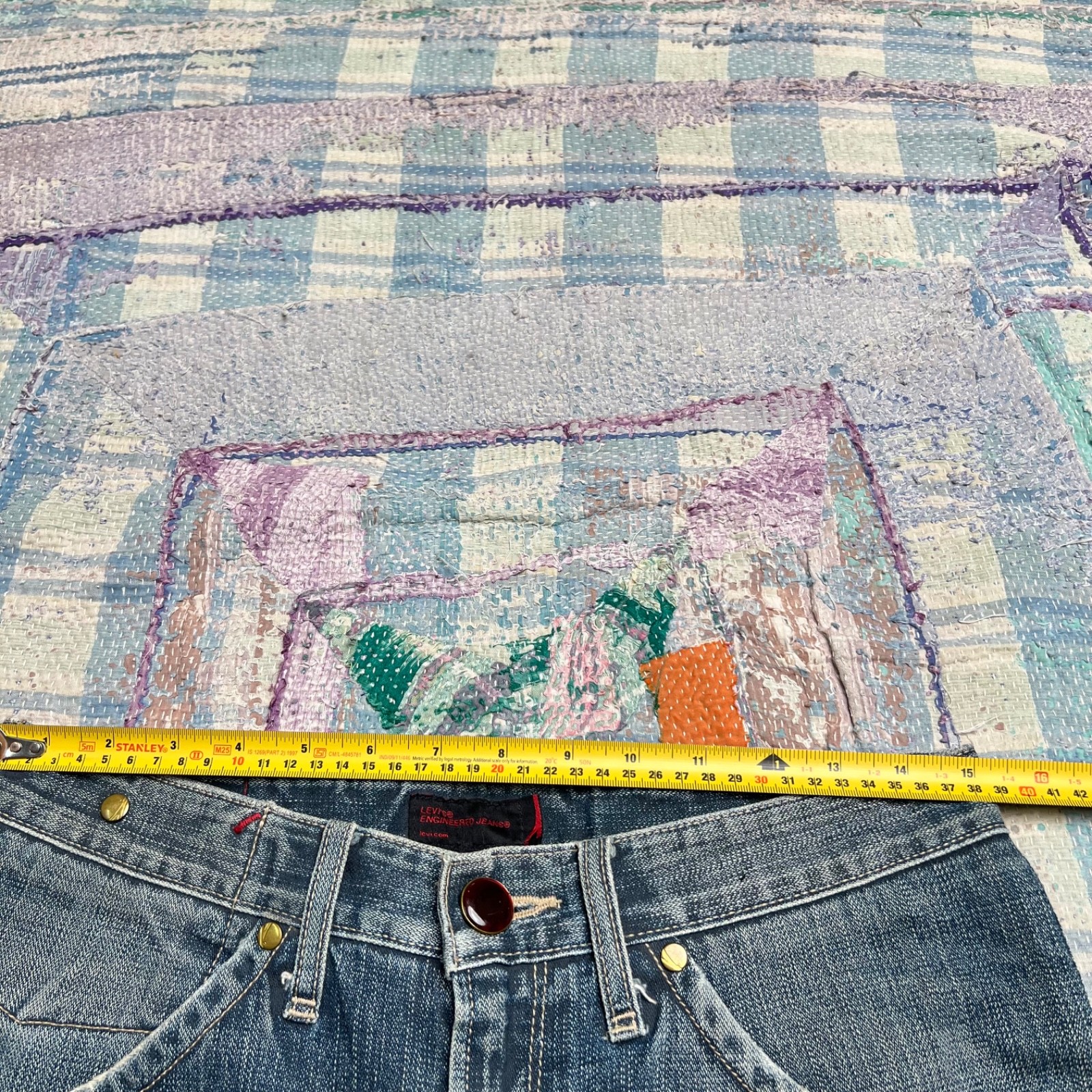 Levis Engineered Buckle Back Cinch Back Twisted Jeans Fits 30×31